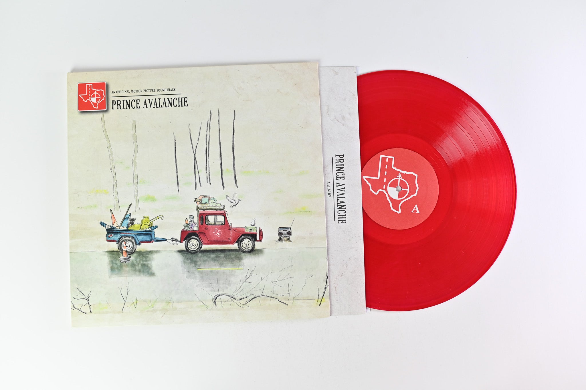 Explosions In The Sky - Prince Avalanche: An Original Motion Picture Soundtrack on Temporary Residence Limited - Red Vinyl