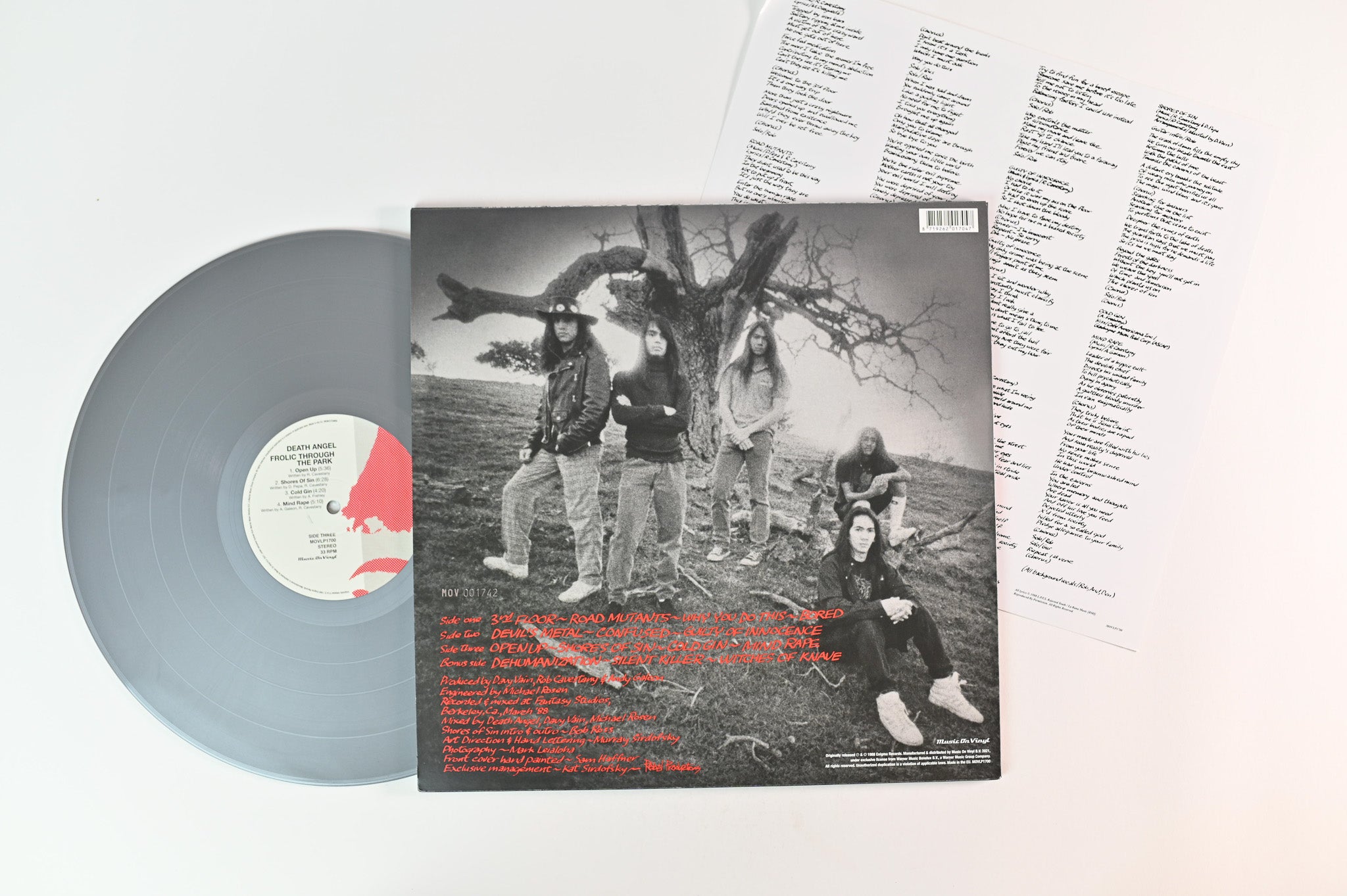 Death Angel - Frolic Through The Park on Music on Vinyl Ltd Numbered Silver Reissue