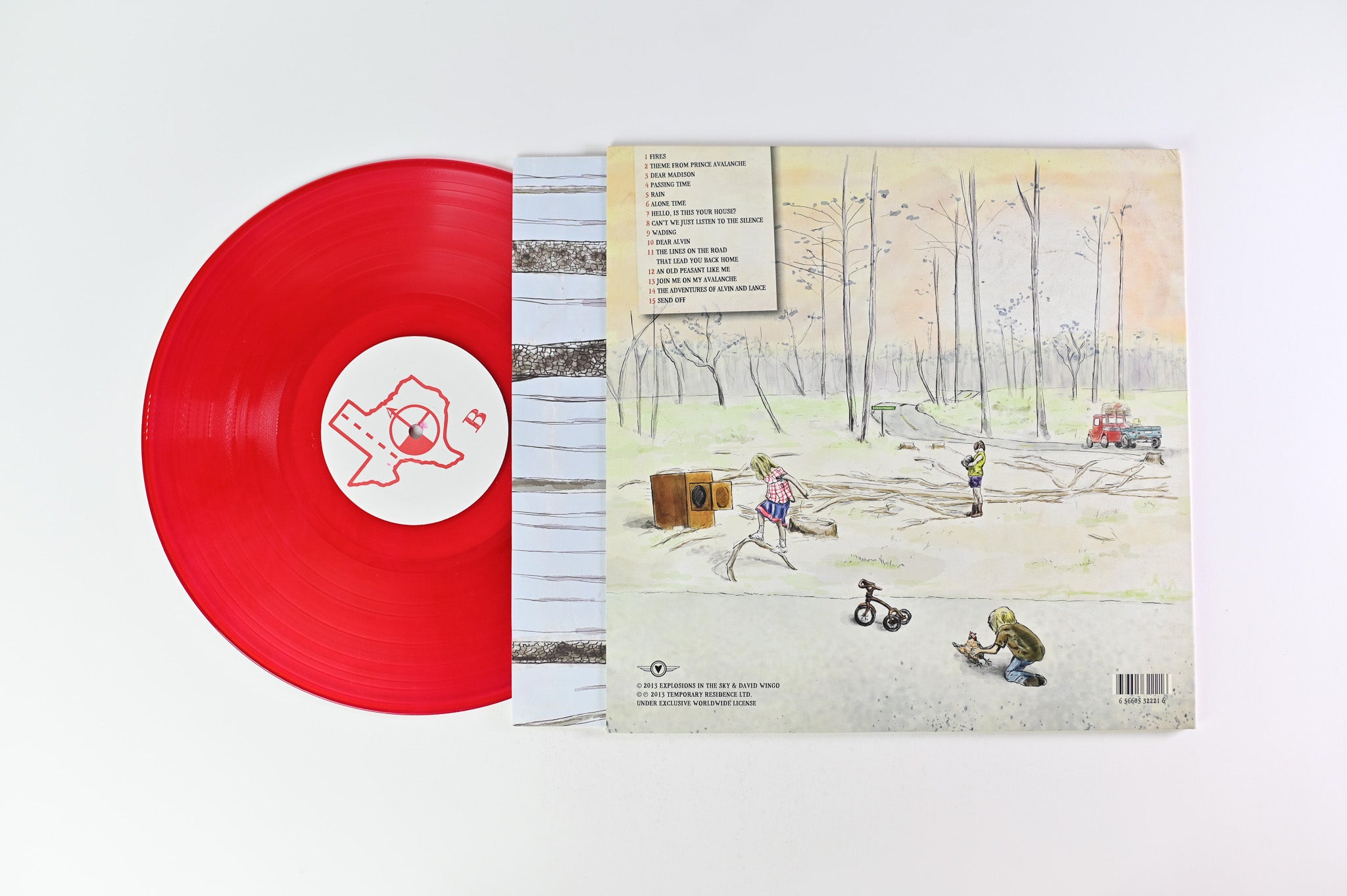 Explosions In The Sky - Prince Avalanche: An Original Motion Picture Soundtrack on Temporary Residence Limited - Red Vinyl