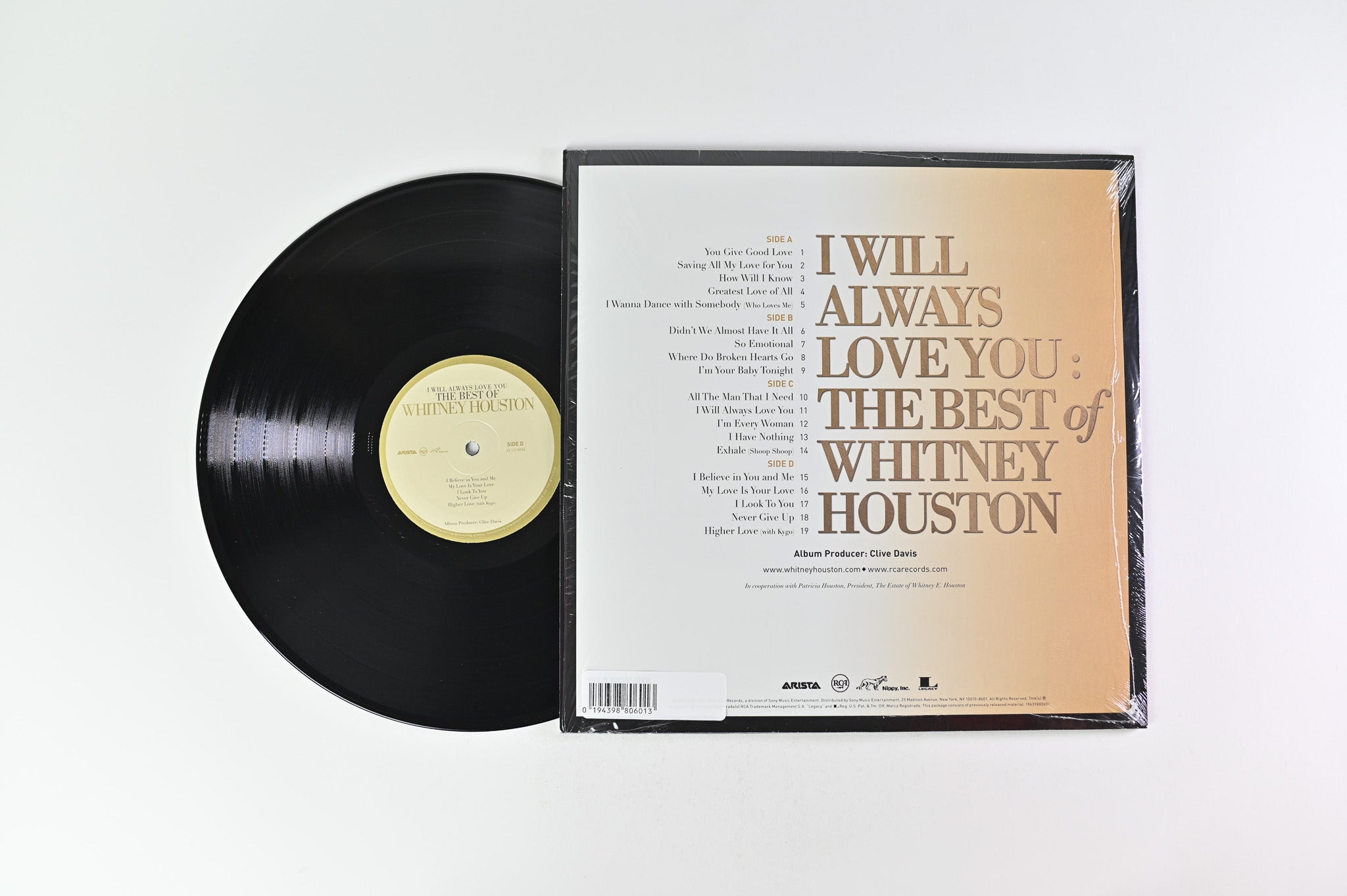 Whitney Houston - I Will Always Love You: The Best Of Whitney Houston on Arista / RCA