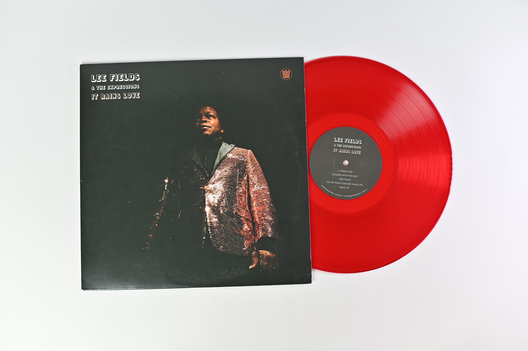Lee Fields - It Rains Love on Big Crown Records - Red Vinyl