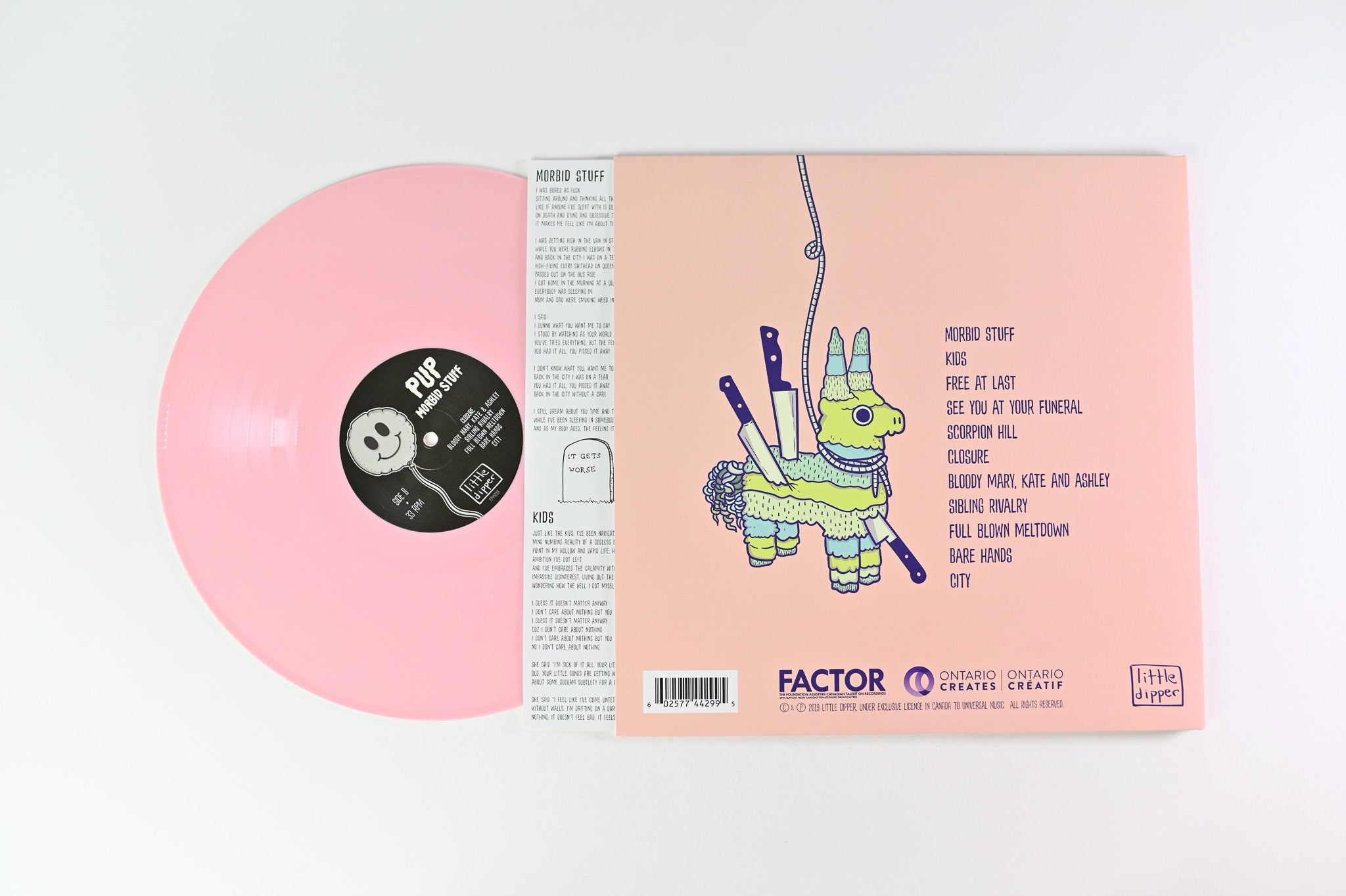 PUP - Morbid Stuff on Little Dipper - Pink Vinyl