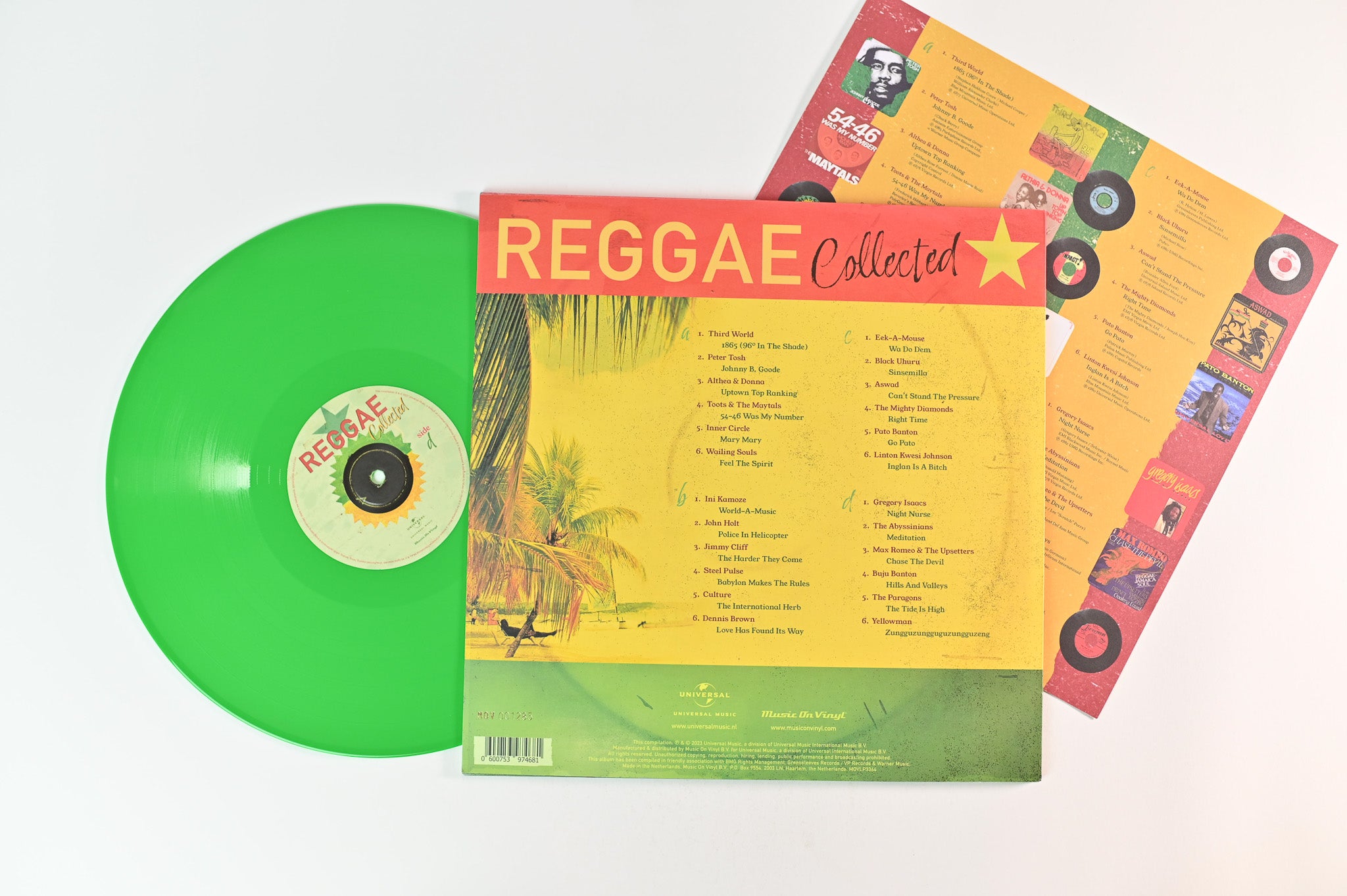 Various - Reggae Collected on Music on Vinyl Ltd Number Yellow / Light Green