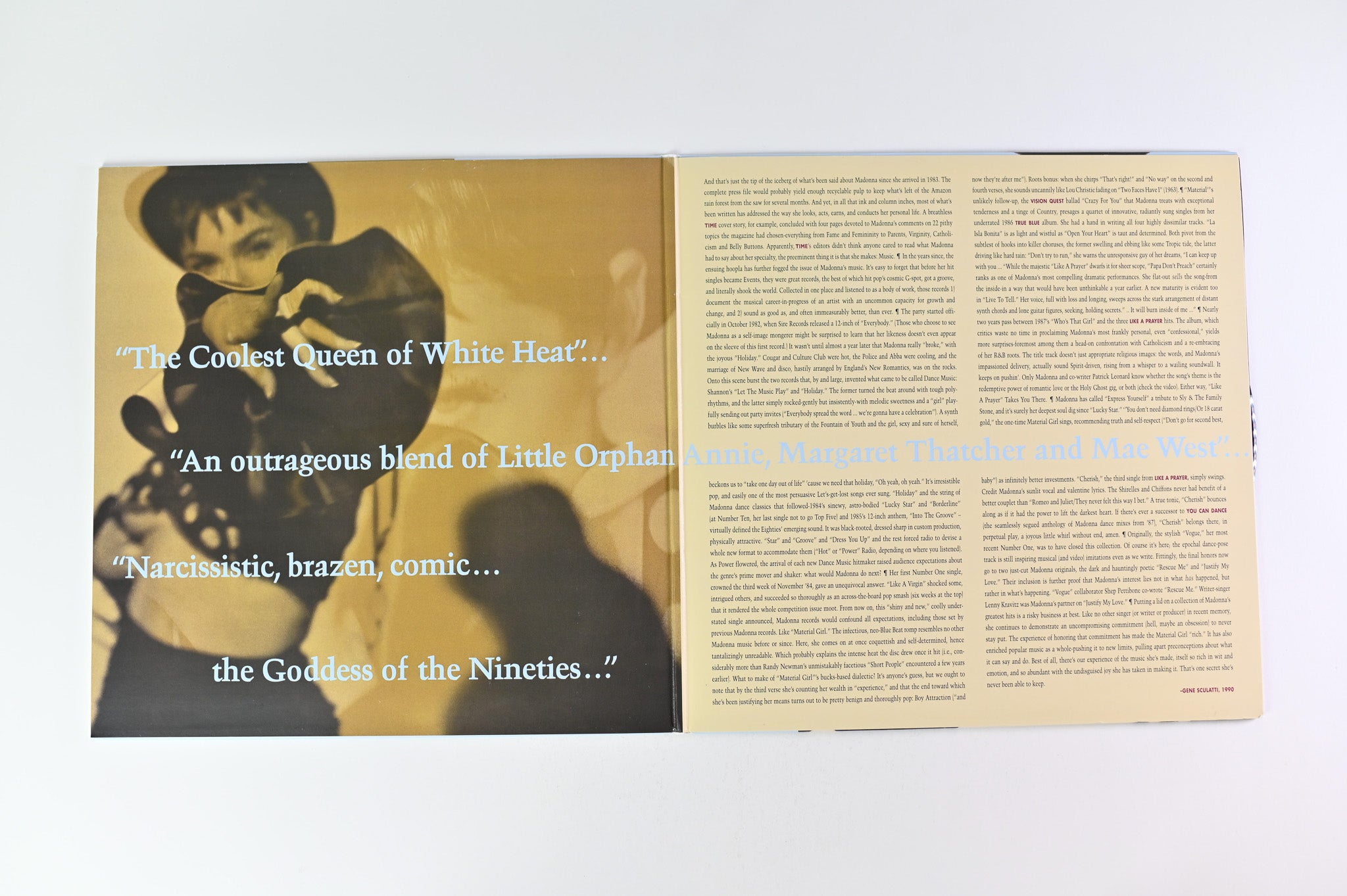 Madonna - The Immaculate Collection on Sire / Warner Reissue