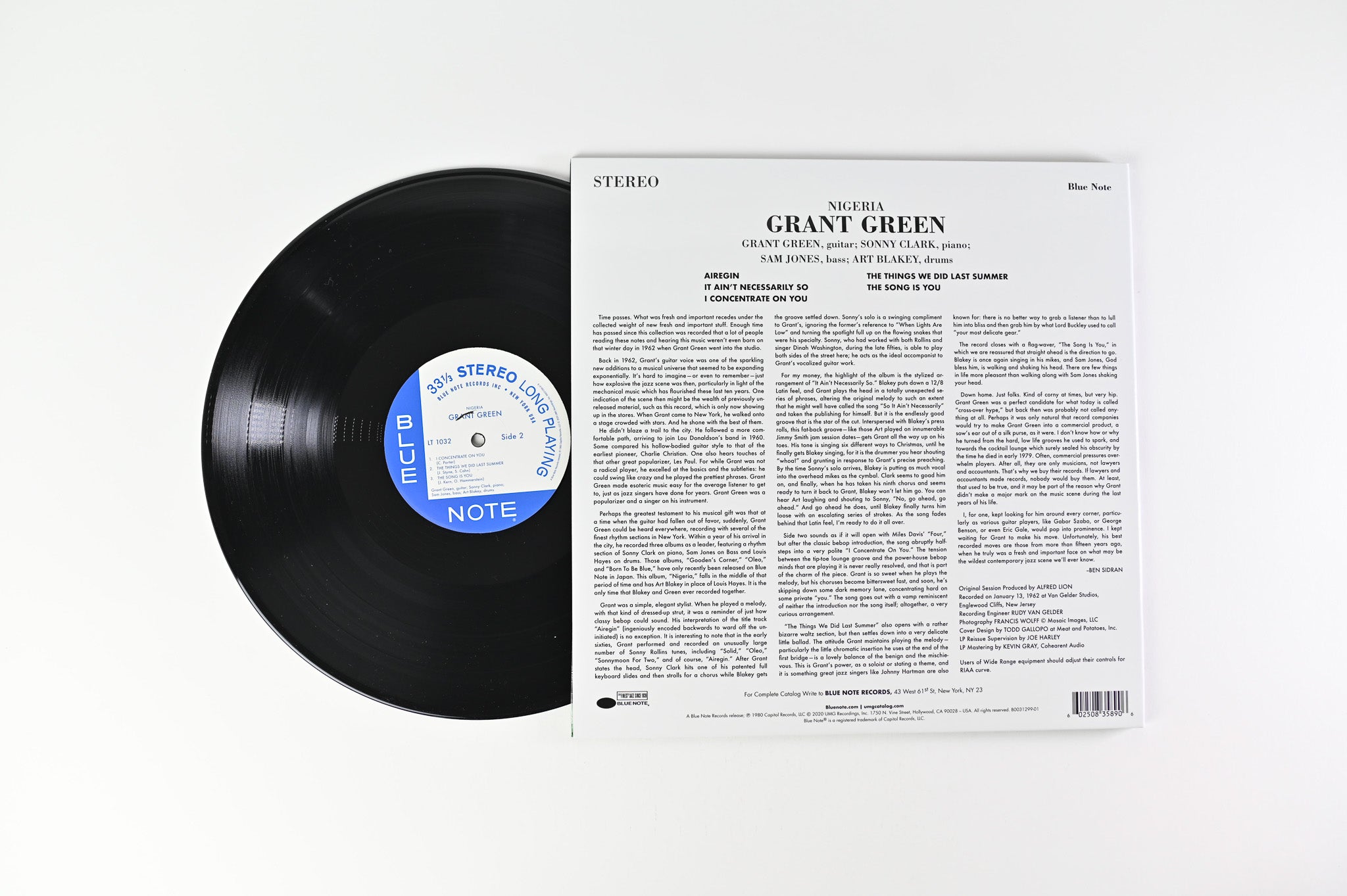 Grant Green - Nigeria on Blue Note Tone Poet Reissue