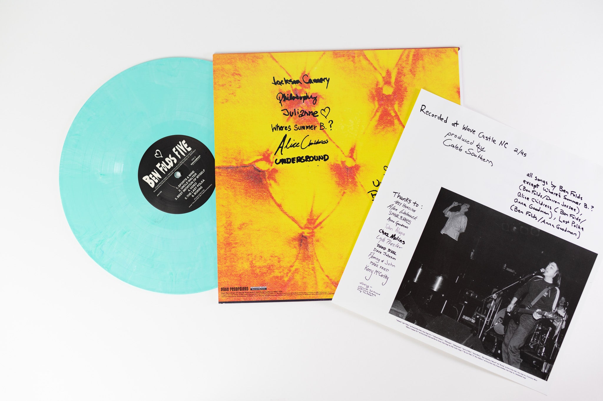 Ben Folds Five - Ben Folds Five Ltd Turquoise Reissue