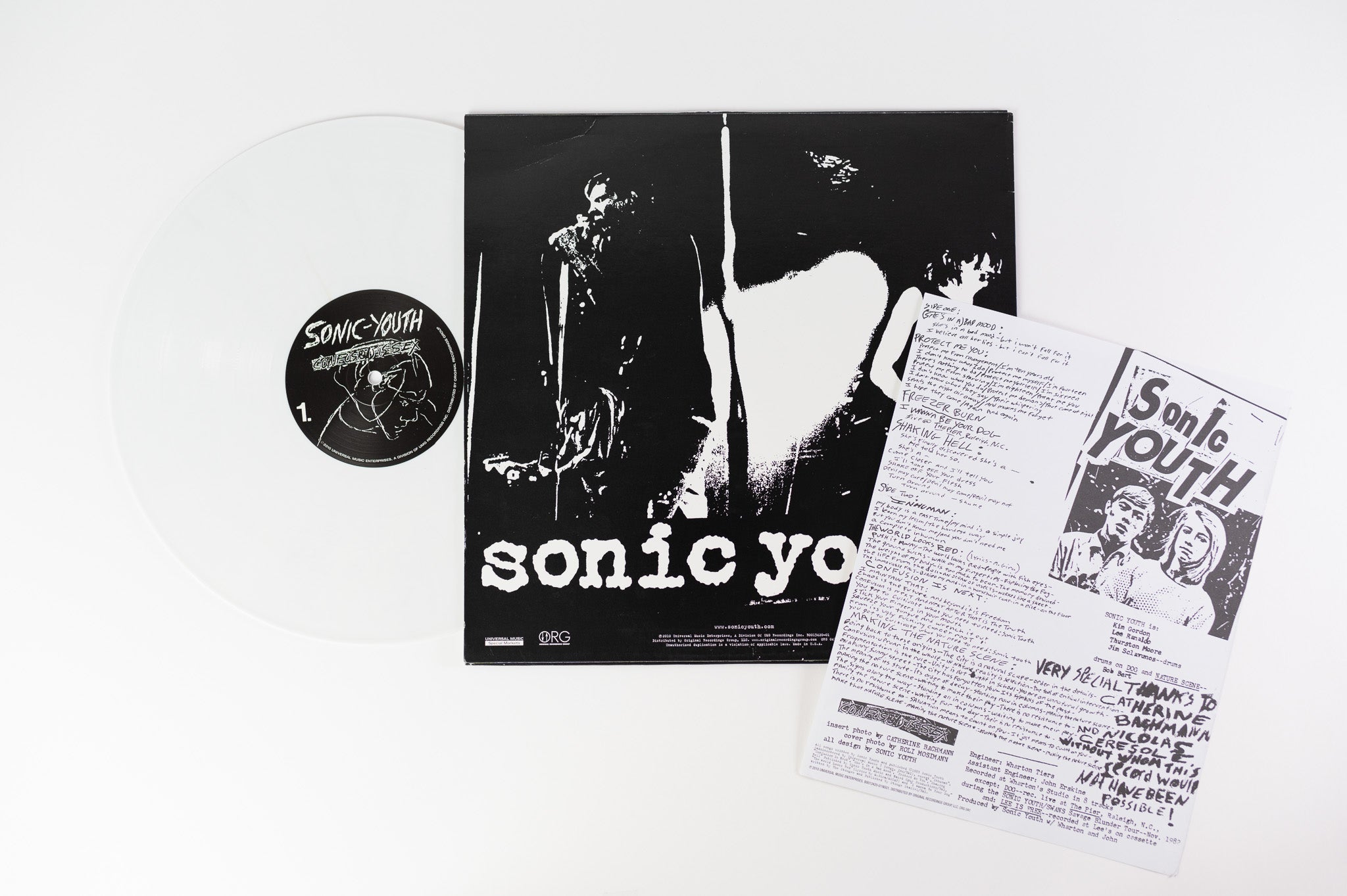 Sonic Youth - Confusion Is Sex on ORG Music RSD 2010 White Vinyl Reissue