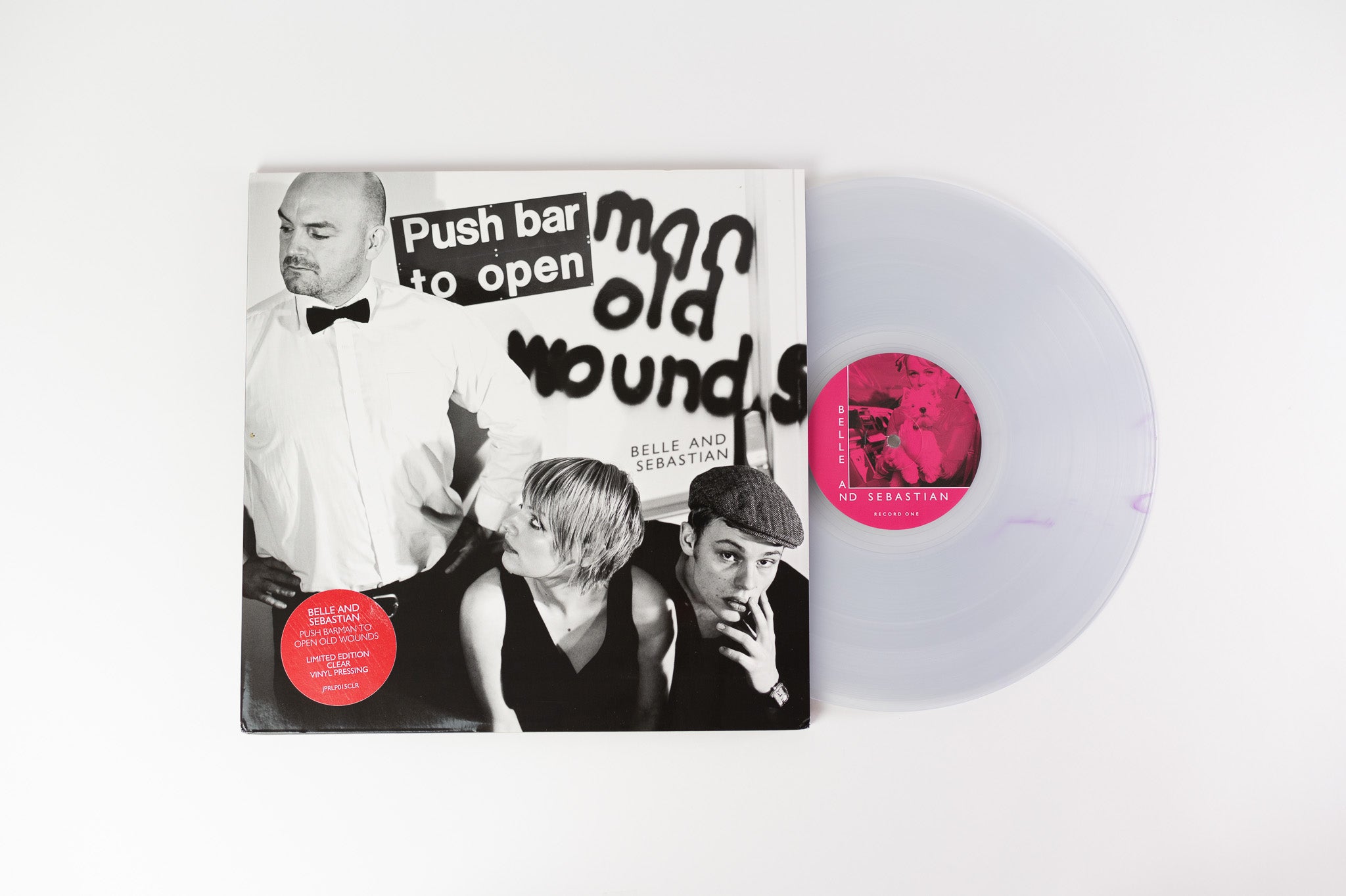 Belle & Sebastian - Push Barman To Open Old Wounds on Jeepster Clear Vinyl Reissue
