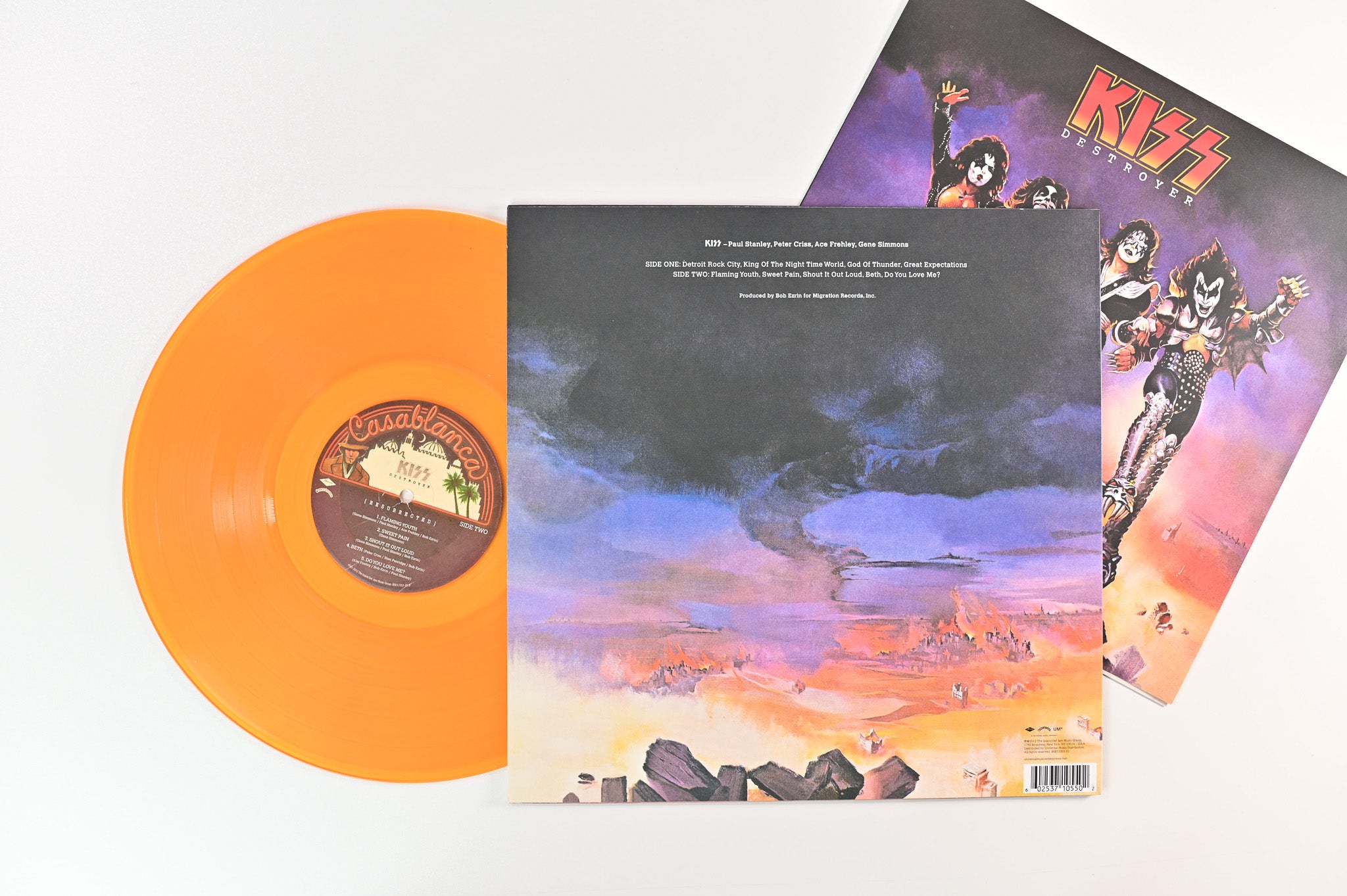 Kiss - Destroyer {Resurrected} on Mercury / Casablanca - Orange Vinyl