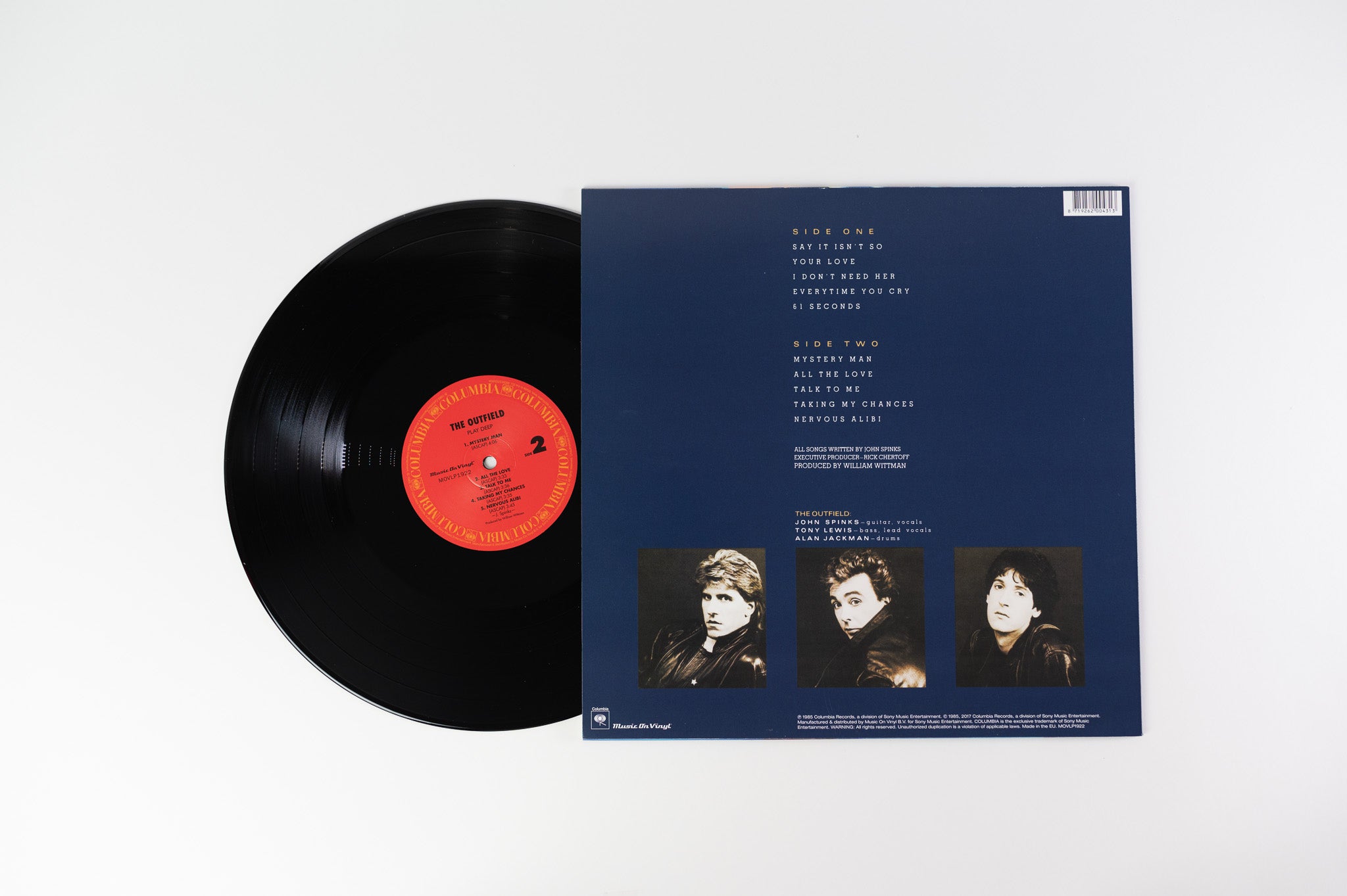 The Outfield - Play Deep Music on Vinyl Reissue