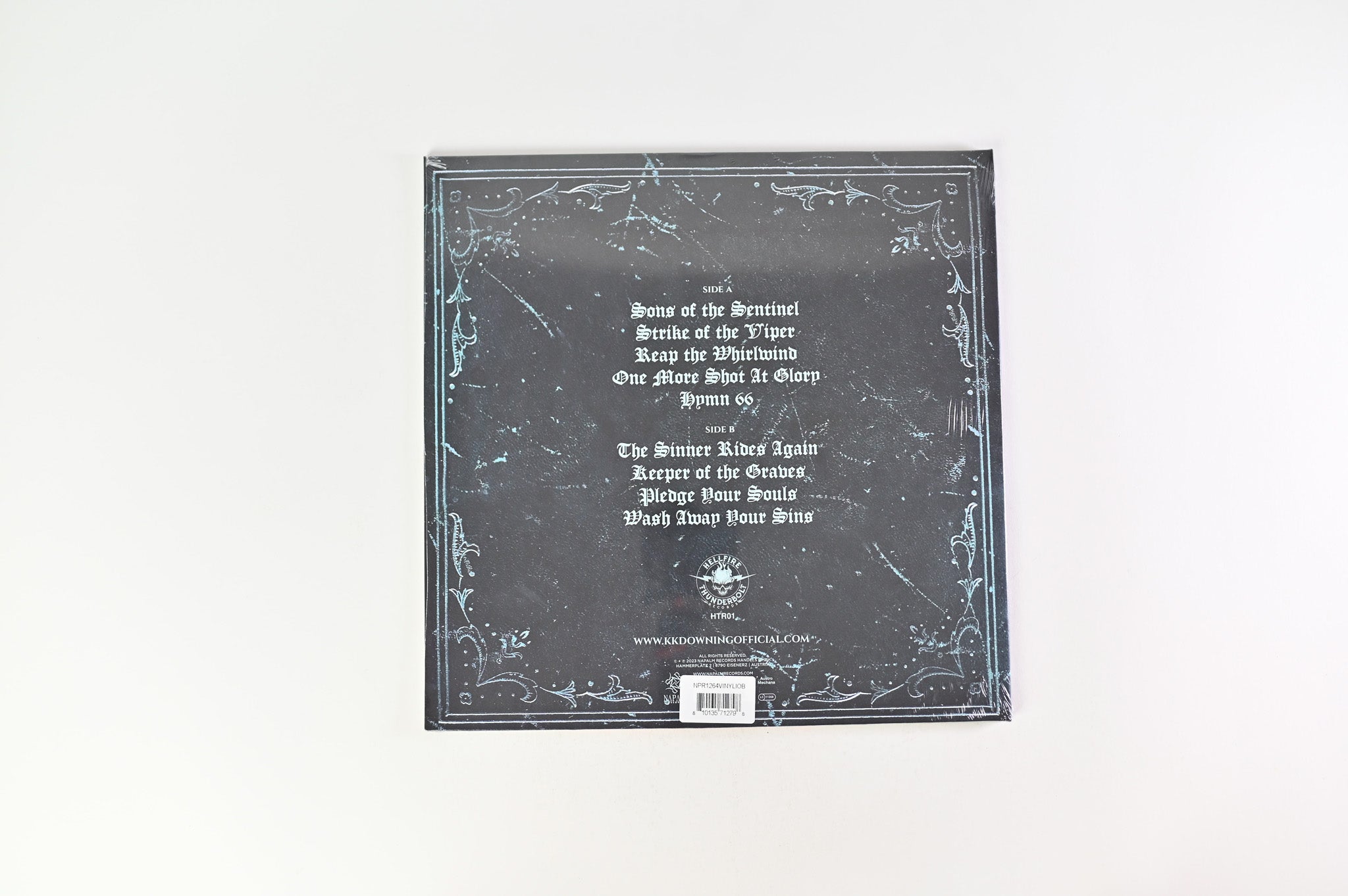 KK's Priest - The Sinner Rides Again on Hellfire Thunderbolt Ltd Exclusive Ink Spot Vinyl Sealed