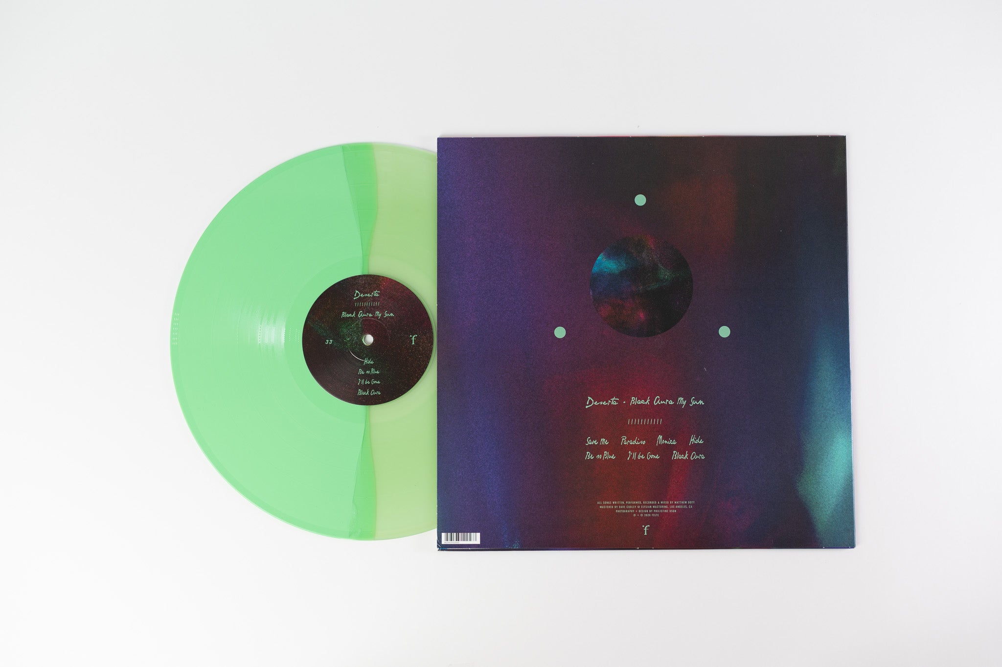 Deserta - Black Aura My Sun on Felte Ltd Seafoam Mint Spit