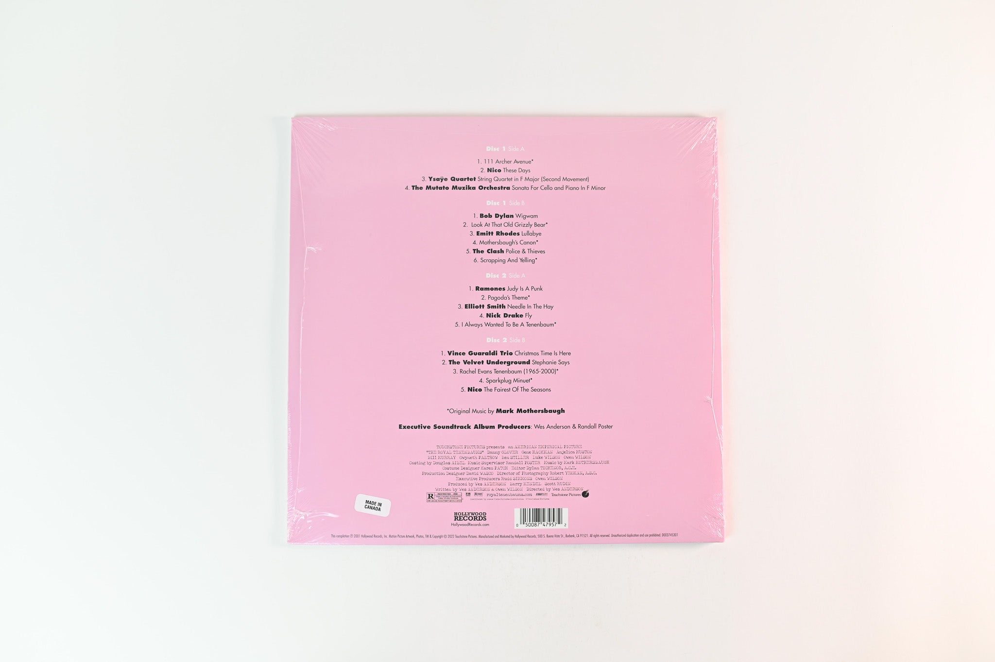 Various - The Royal Tenenbaums (Original Soundtrack) on Hollywood RSD 2022 Ltd Sky Blue / Green Olive Reissue Sealed