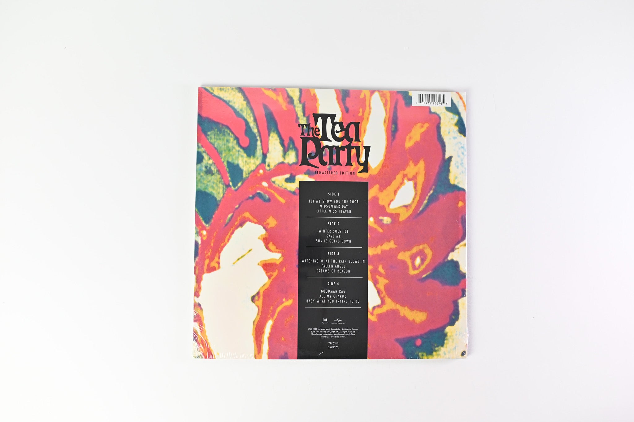 The Tea Party - The Tea Party (Remastered Edition) on Eternal Discs Reissue on Red Vinyl Sealed