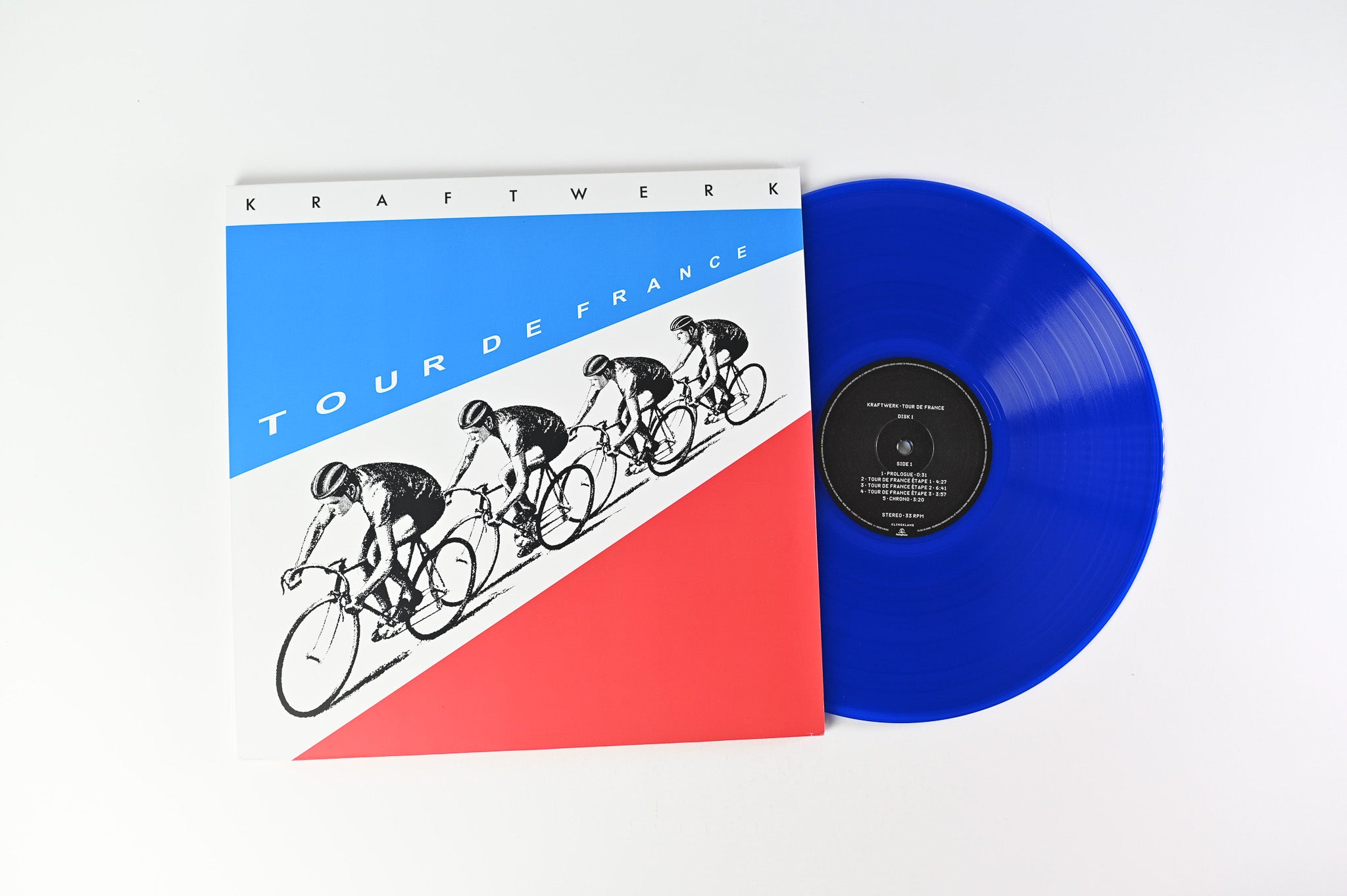 Kraftwerk - Tour De France on Kiling Klang/Parlophone Red & Blue Vinyl Reissue