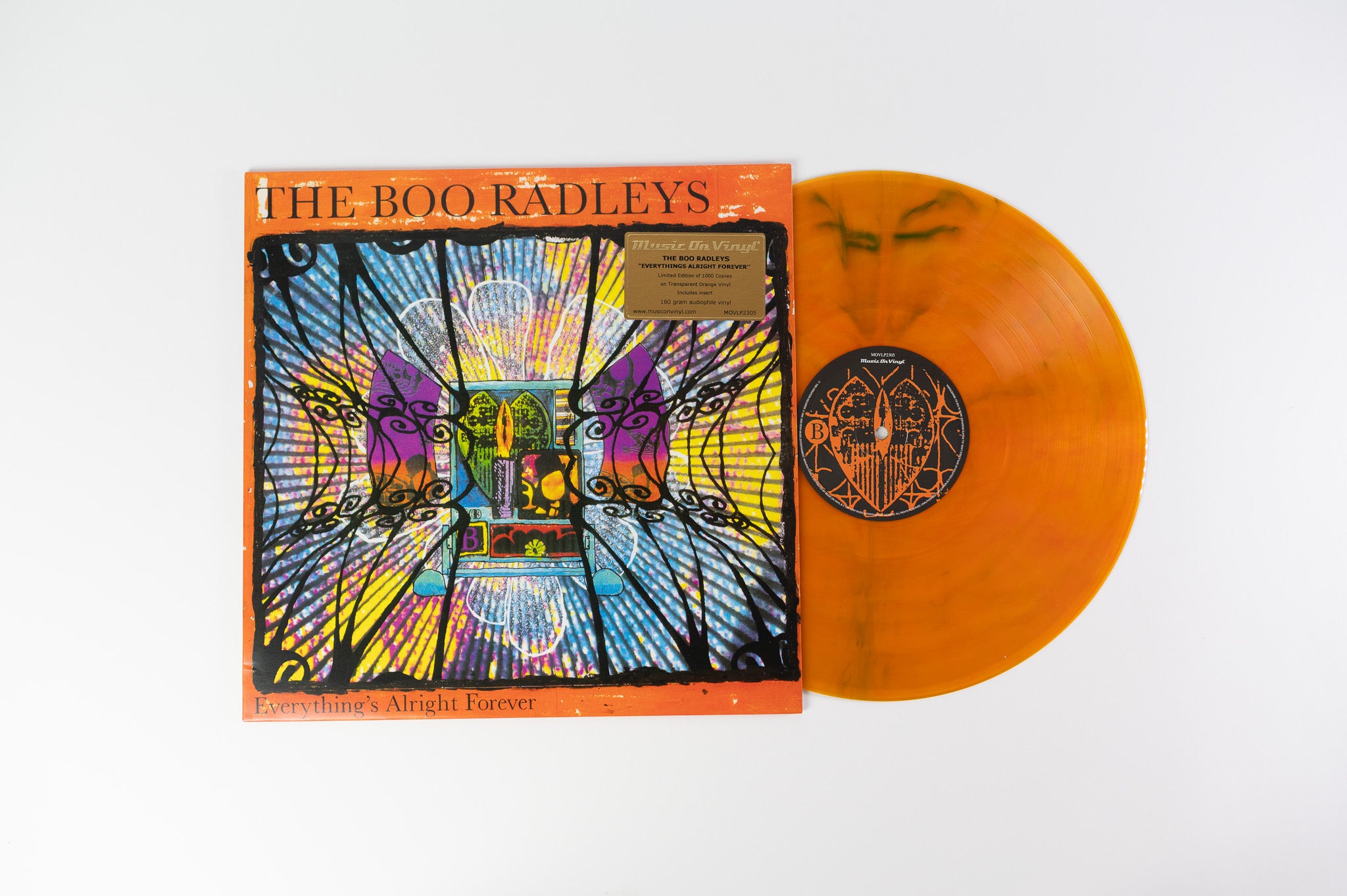 The Boo Radleys - Everything's Alright Forever Music on Vinyl Ltd Numbered Orange Vinyl Reissue
