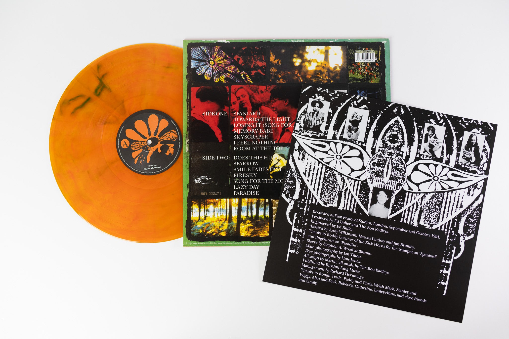 The Boo Radleys - Everything's Alright Forever Music on Vinyl Ltd Numbered Orange Vinyl Reissue