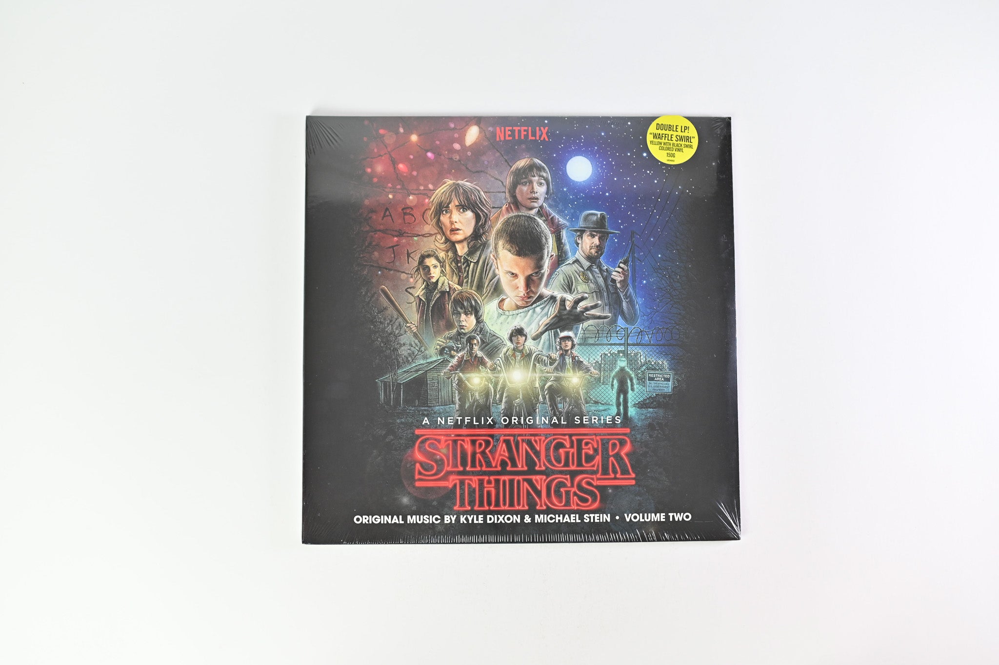 Kyle Dixon - Stranger Things - Volume Two (A Netflix Original Series) on Lakeshore Ltd Yellow With Black Swirl Sealed