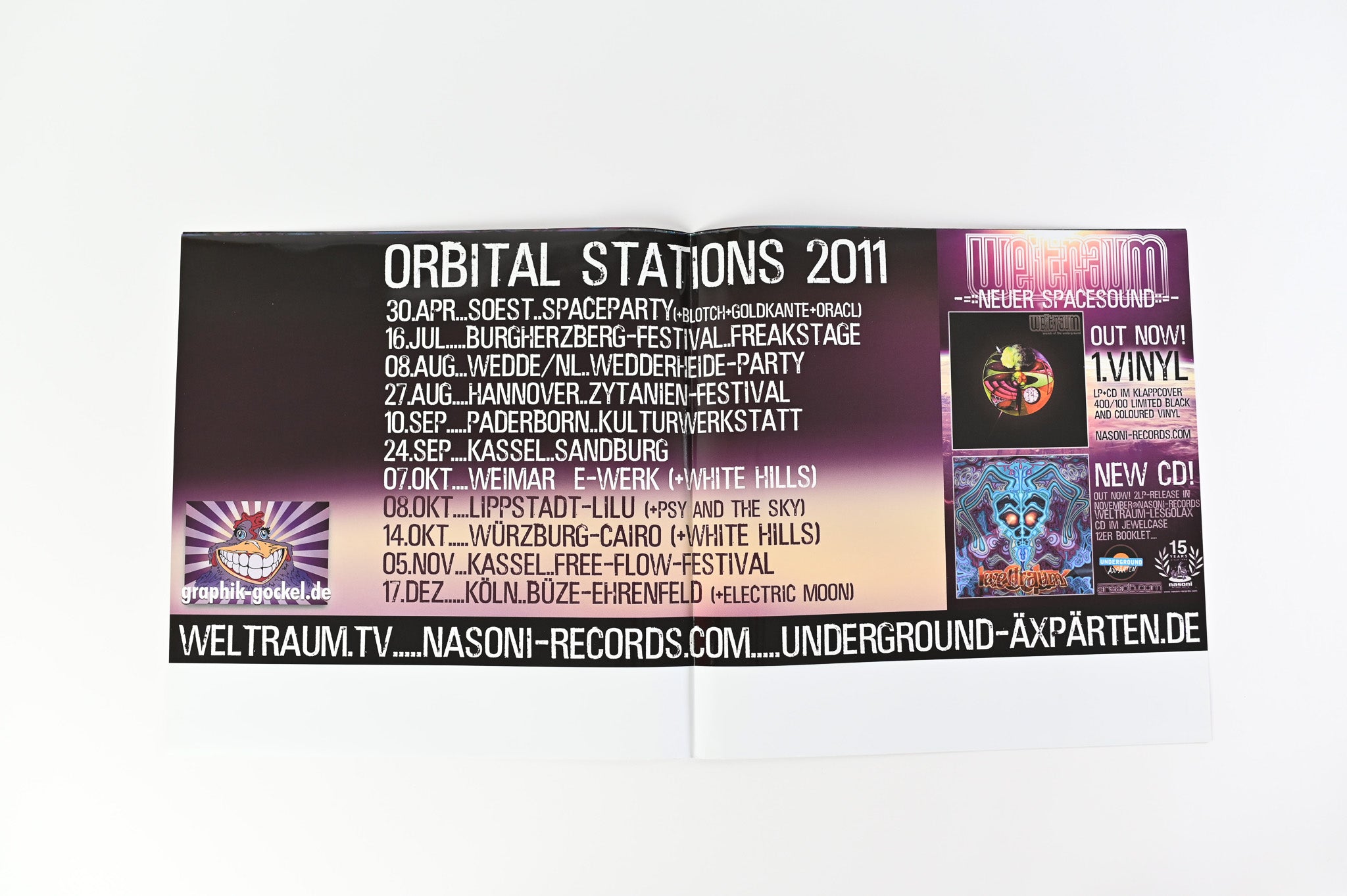 Weltraum - Les Golax on Nosani Records Purple Translucent Vinyl