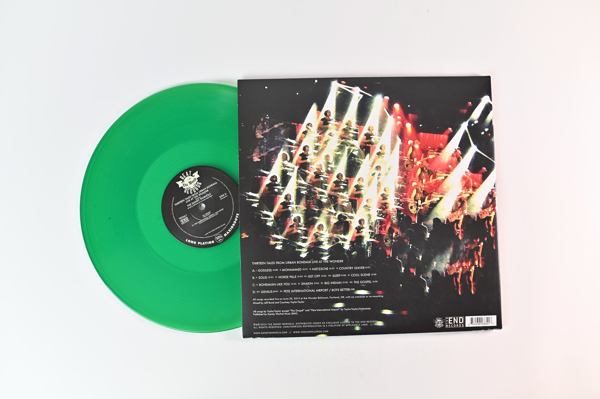 The Dandy Warhols - Thirteen Tales From Urban Bohemia Live At The Wonder on The End Ltd Green