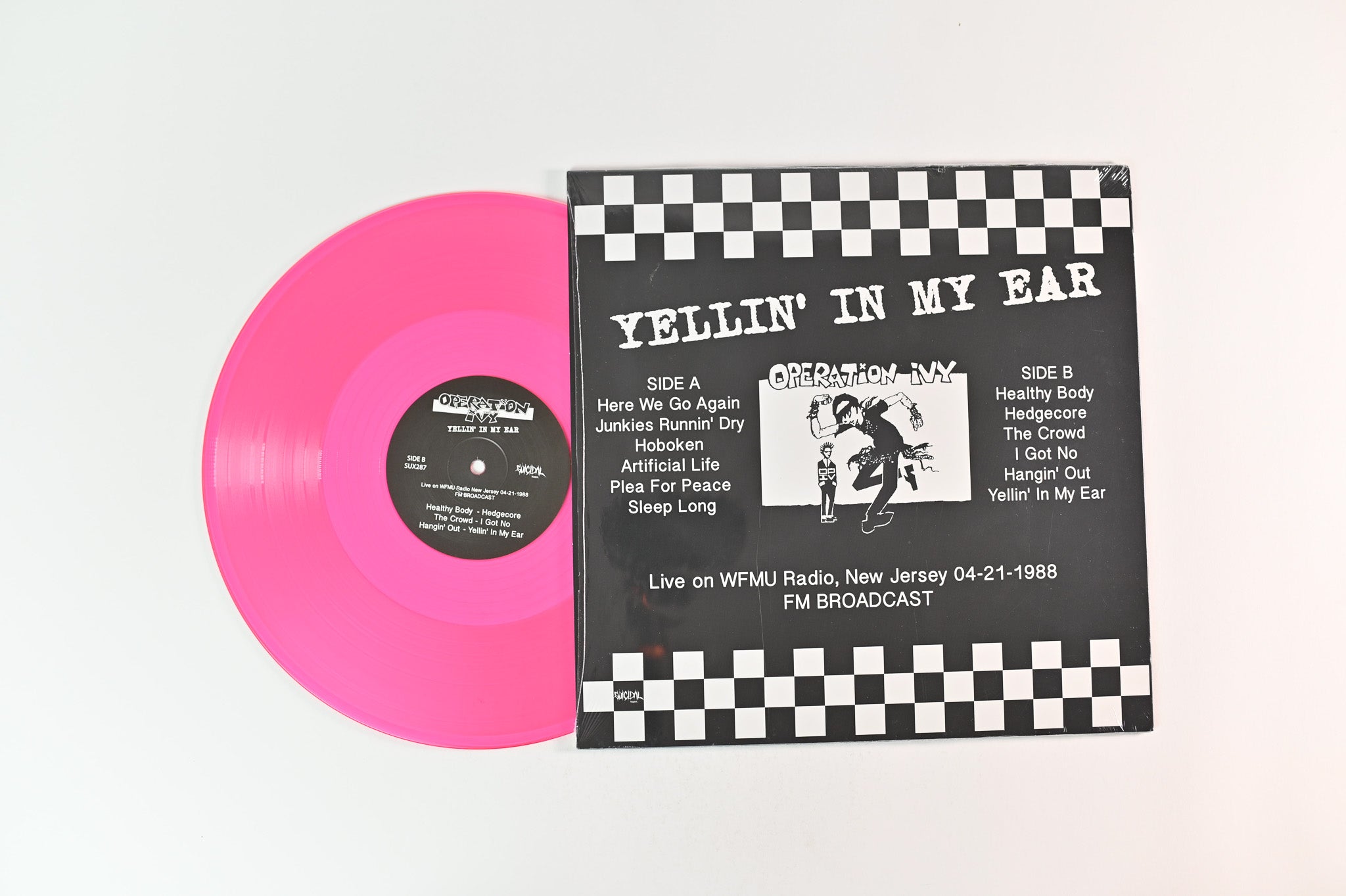 Operation Ivy - Yellin' In My Ear Pink Vinyl Unofficial Pressing