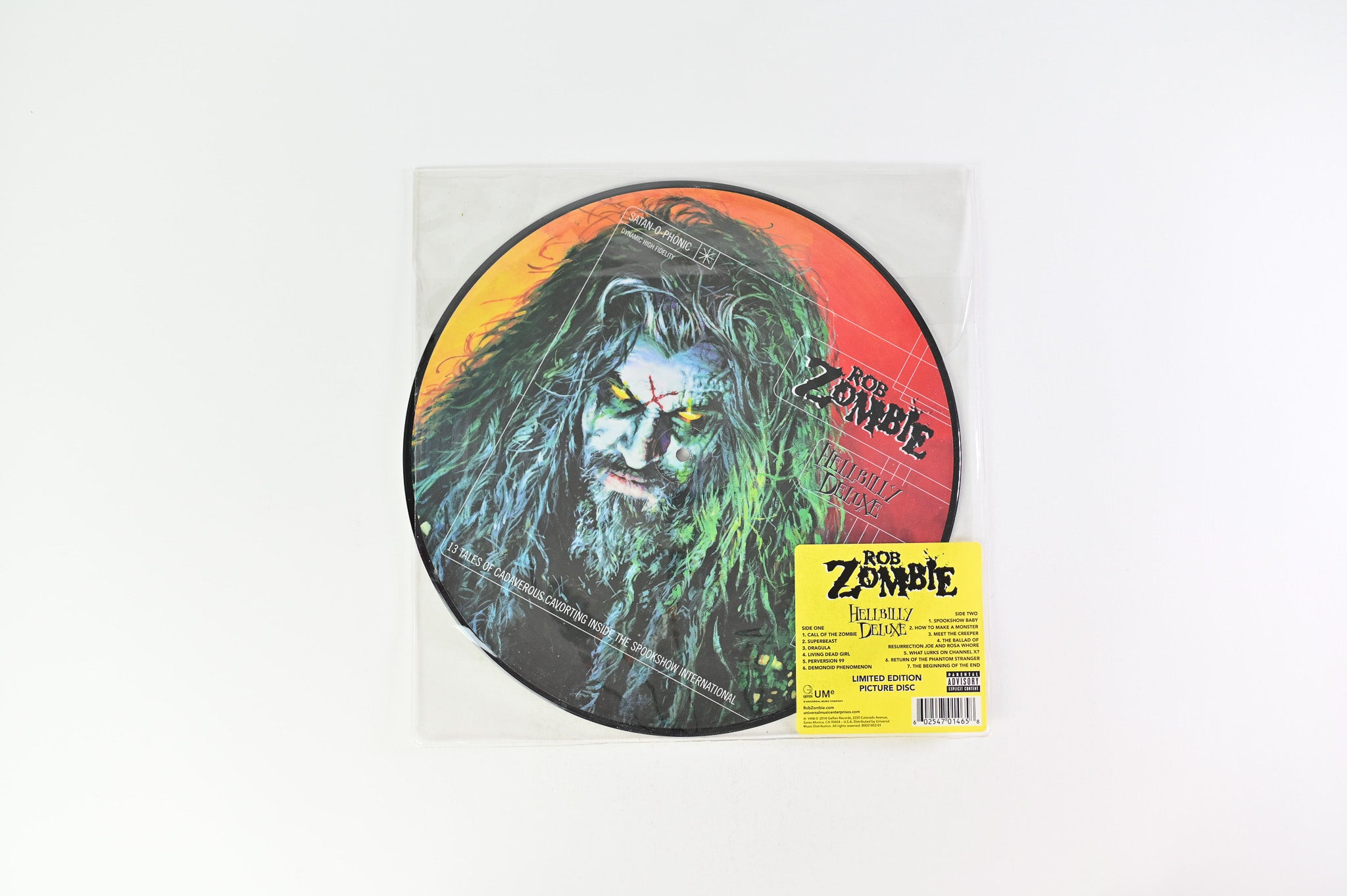 Rob Zombie - Hellbilly Deluxe on Geffen Picture Disc Reissue