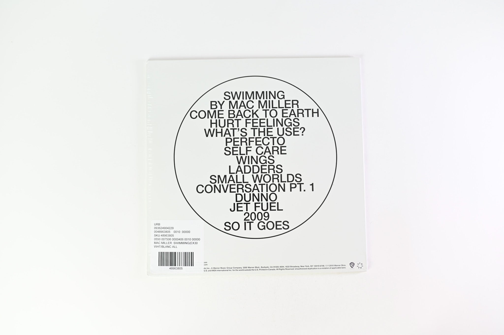 Mac Miller - Swimming on Warner Bros Ltd White Vinyl Urban Outfitters Sealed