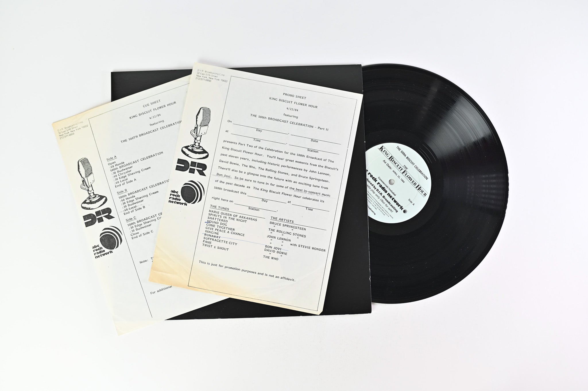 Various - King Biscuit Flower Hour - The 500th Biscuit Celebration - Part Ii Springsteen Bowie Stones