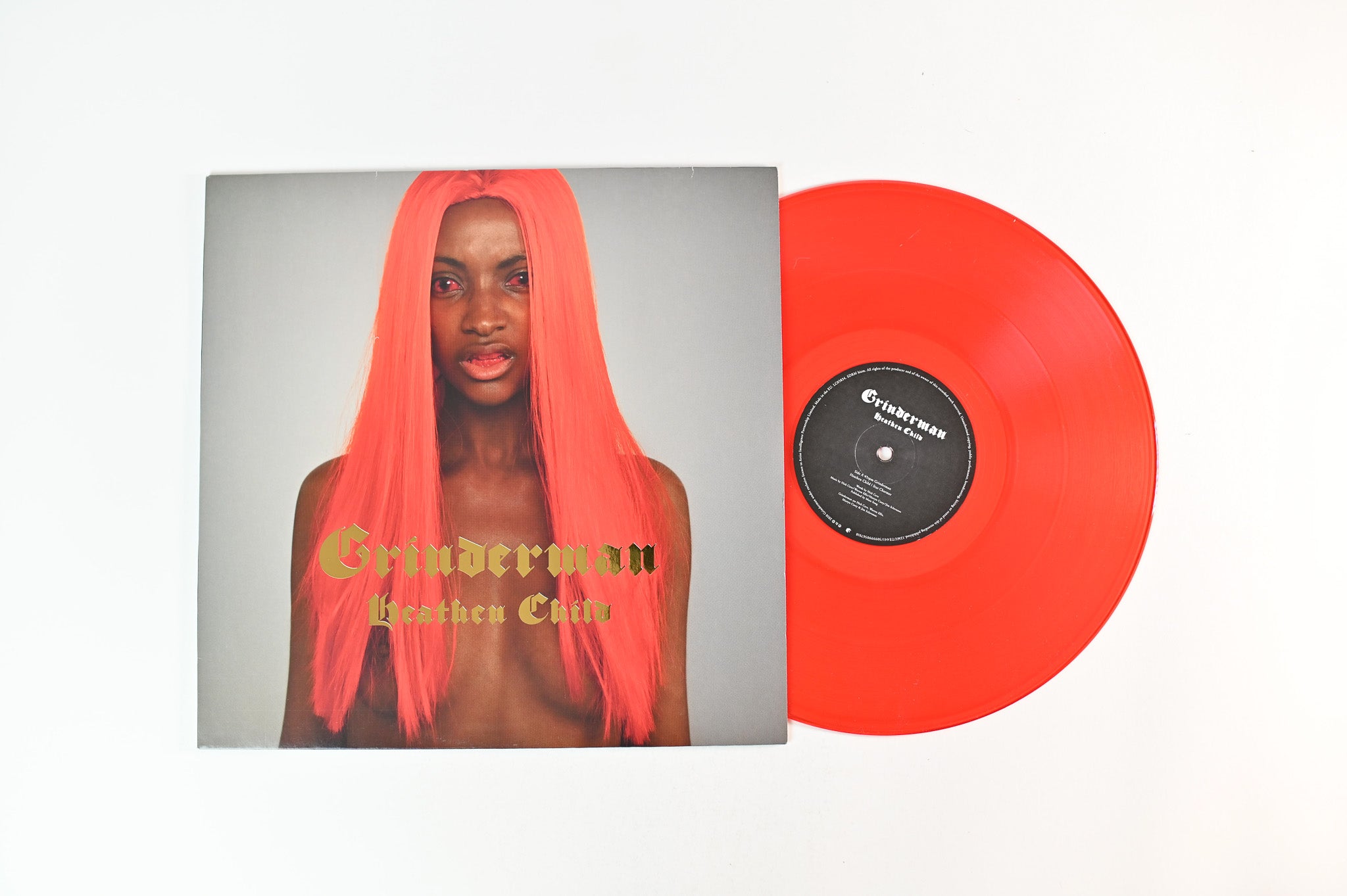 Grinderman - Heathen Child on Mute Ltd 12" Single Red Translucent Reissue
