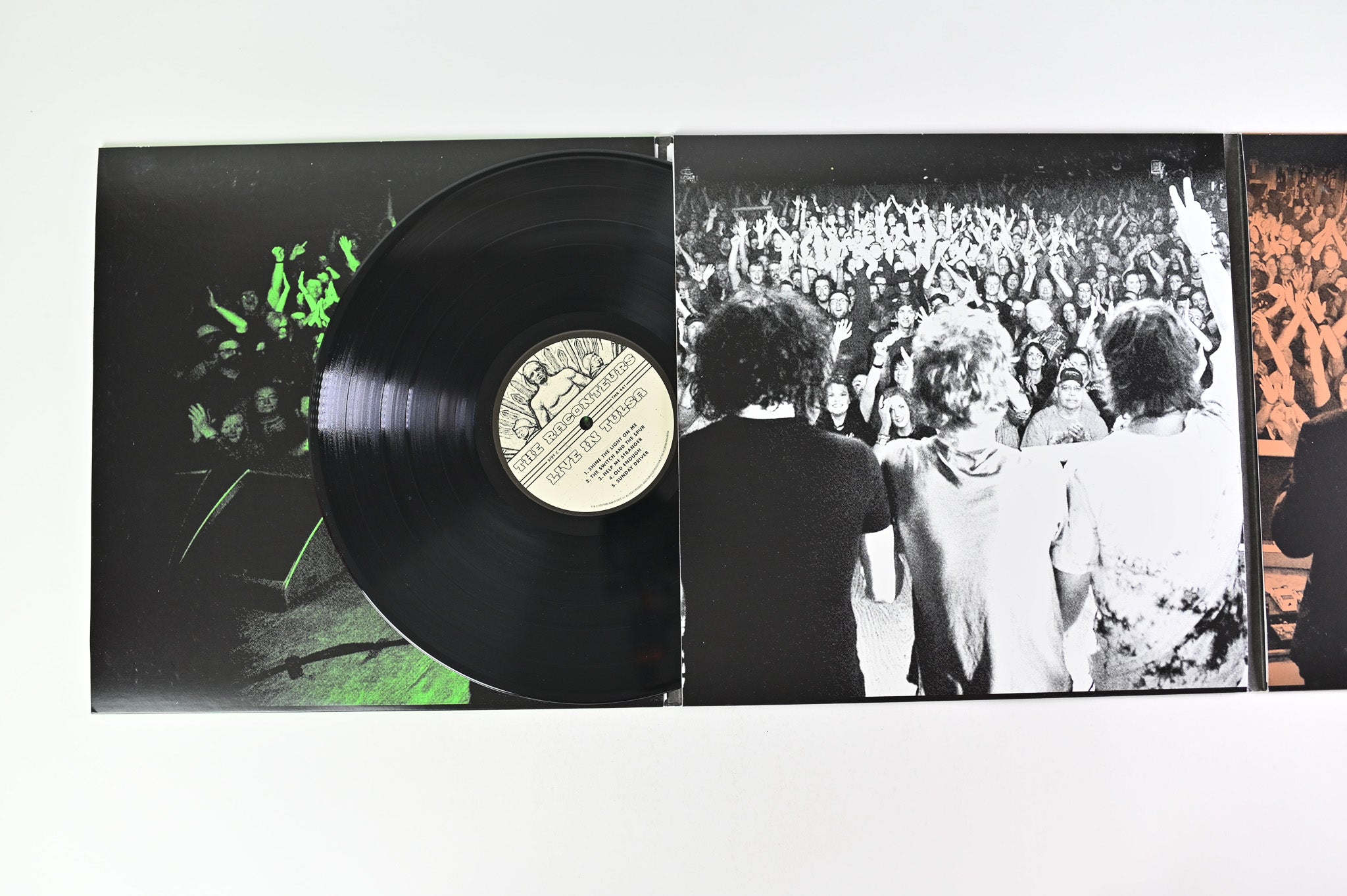 The Raconteurs - Live In Tulsa on Third Man Vault Ltd Colored Vinyl With Flexi and Blu-Ray