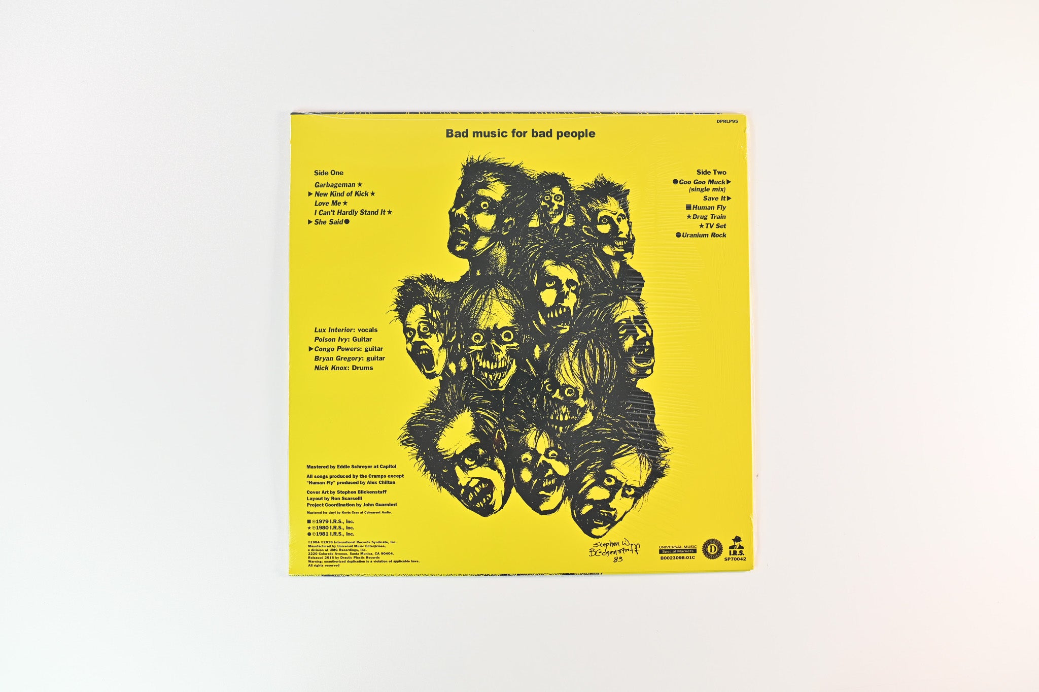 The Cramps - Bad Music For Bad People on Drastic Plastic Reissue Sealed