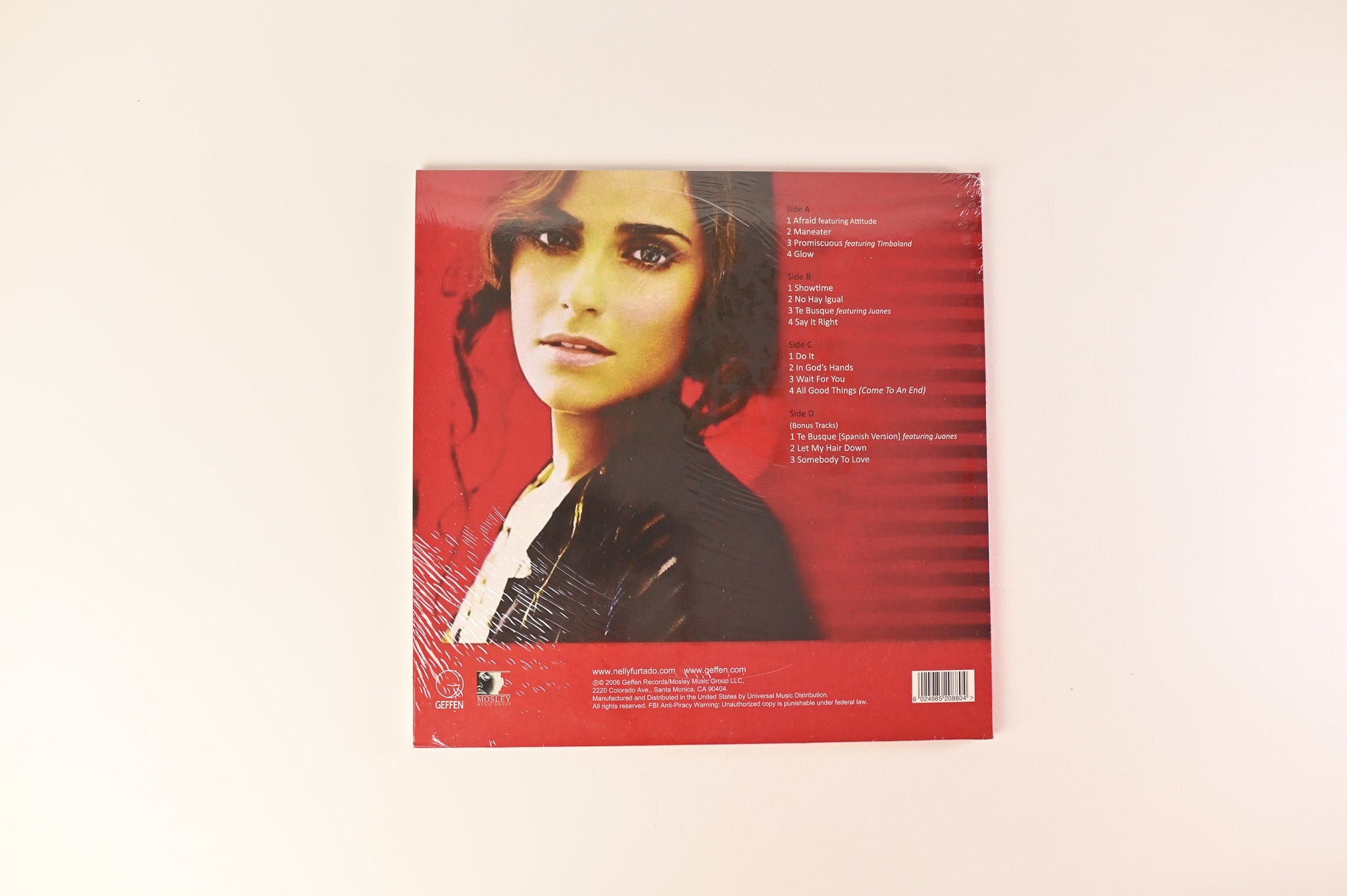 Nelly Furtado - Loose Unofficial Release on Red & White Vinyl Sealed