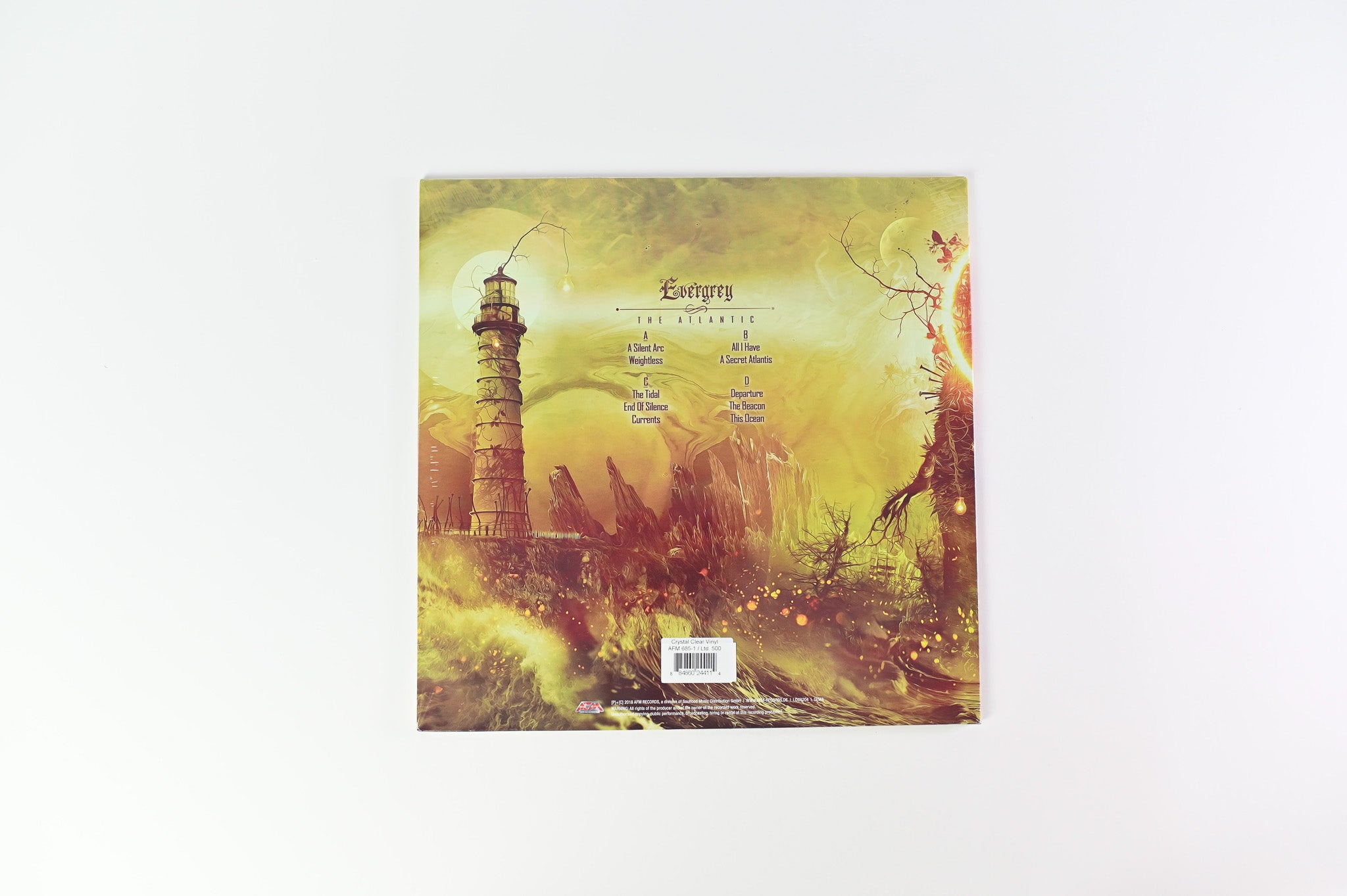 Evergrey - The Atlantic on AFM Crystal Clear Vinyl Sealed