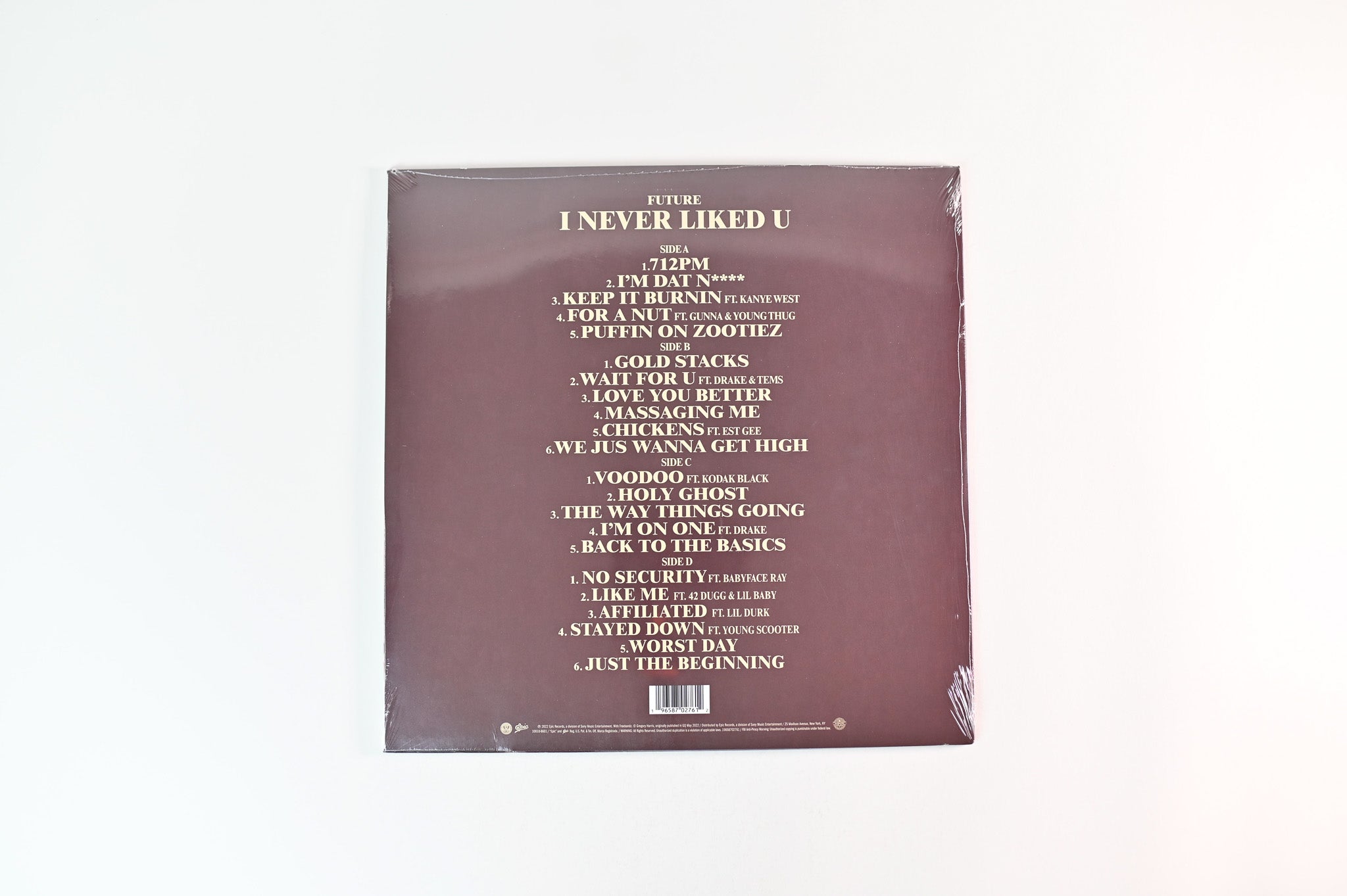 Future - I Never Liked You on Epic Sealed