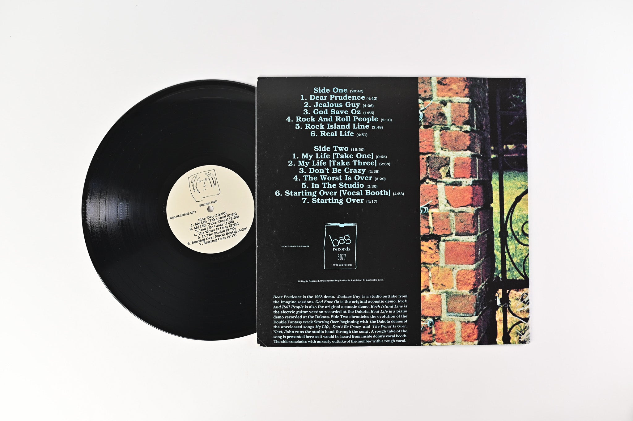 John Lennon - The Lost Lennon Tapes Volume Five on Bag Records Unofficial