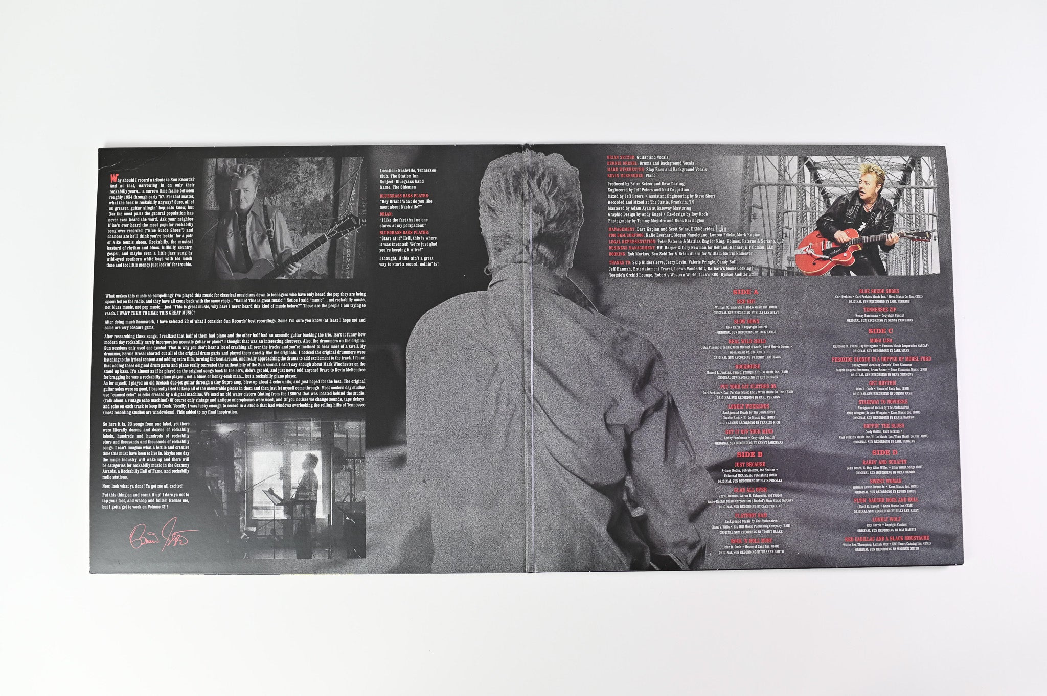Brian Setzer - Rockabilly Riot! Volume One - A Tribute To Sun Records on Surfdog Red Vinyl