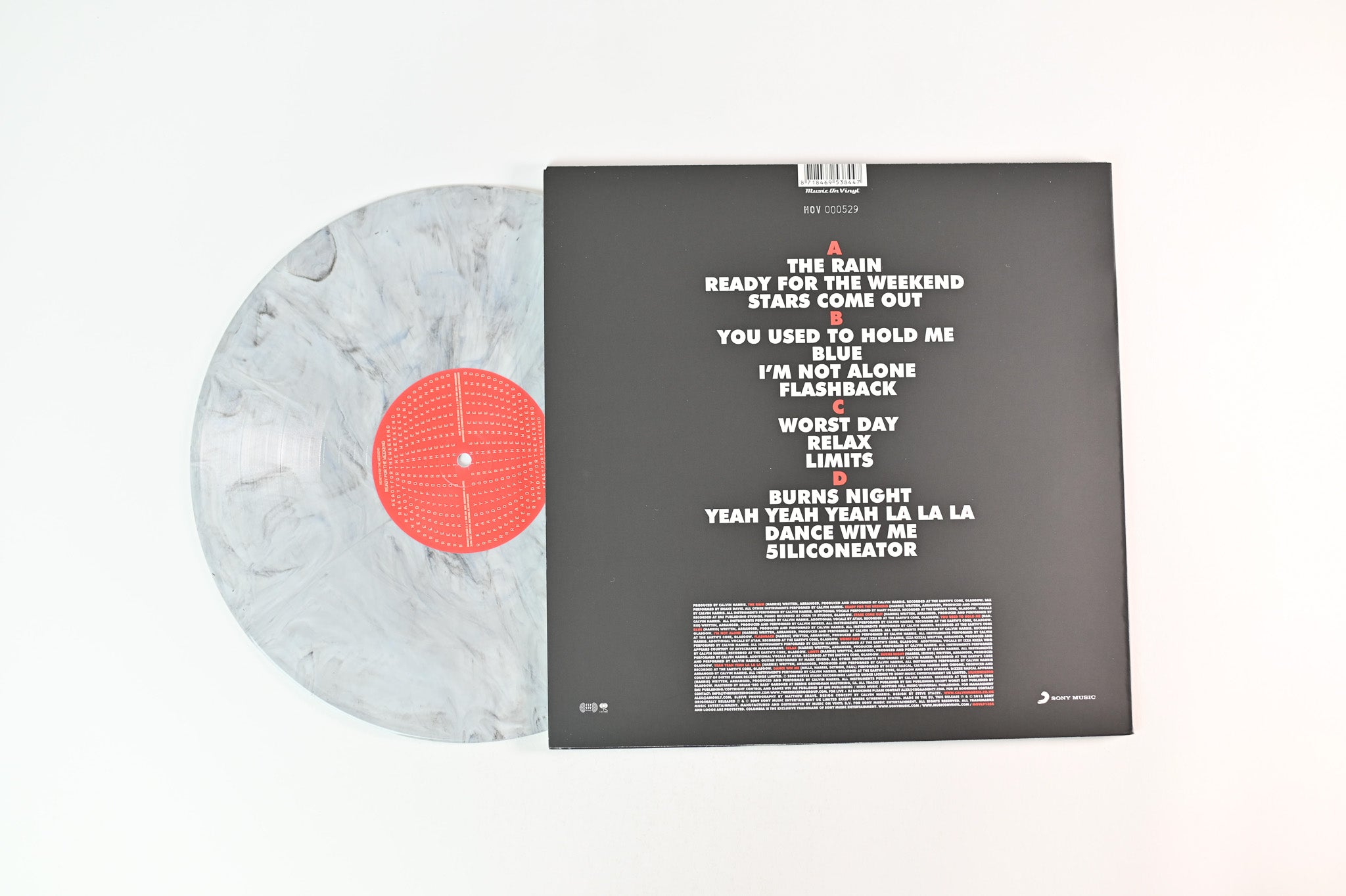 Calvin Harris - Ready For The Weekend on Music on Vinyl Ltd Numbered White/Grey Marbled Reissue