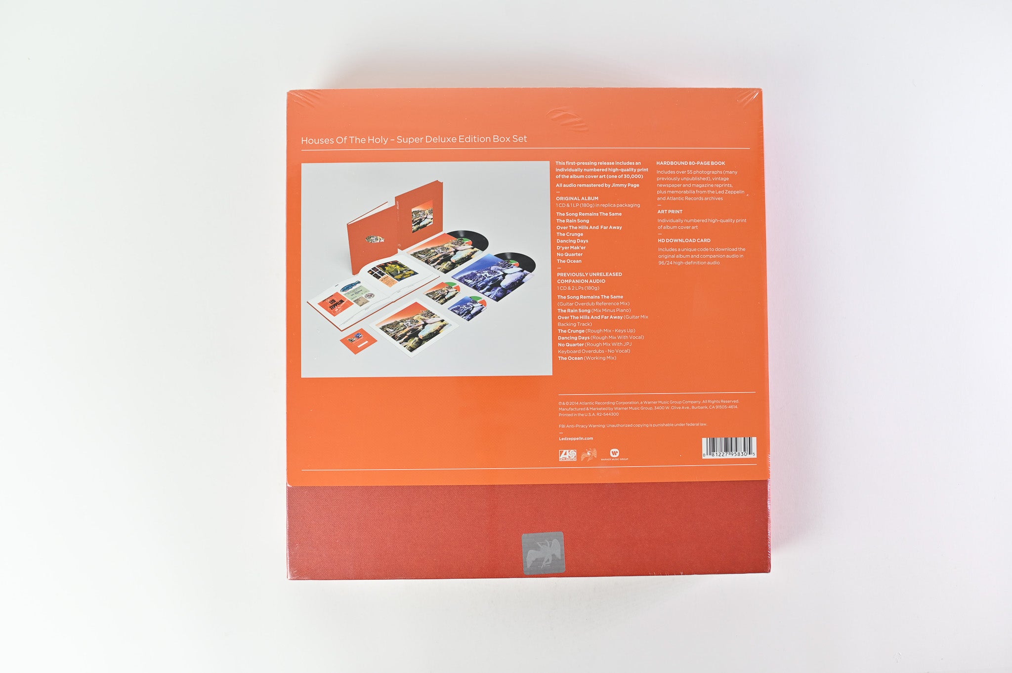Led Zeppelin - Houses Of The Holy on Atlantic Ltd Numbered Super Deluxe Box Set Reissue Sealed