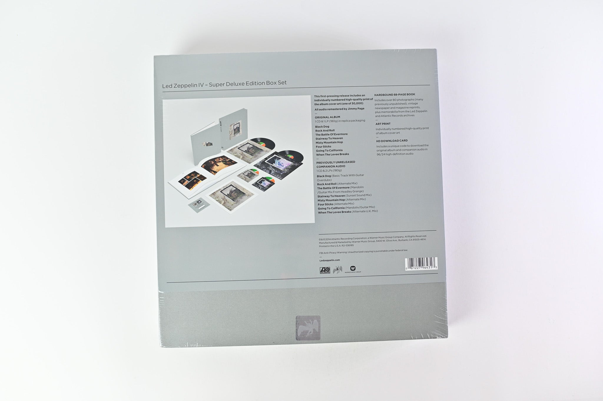 Led Zeppelin - Led Zeppelin IV on Atlantic Ltd Numbered Super Deluxe Box Set Reissue Sealed
