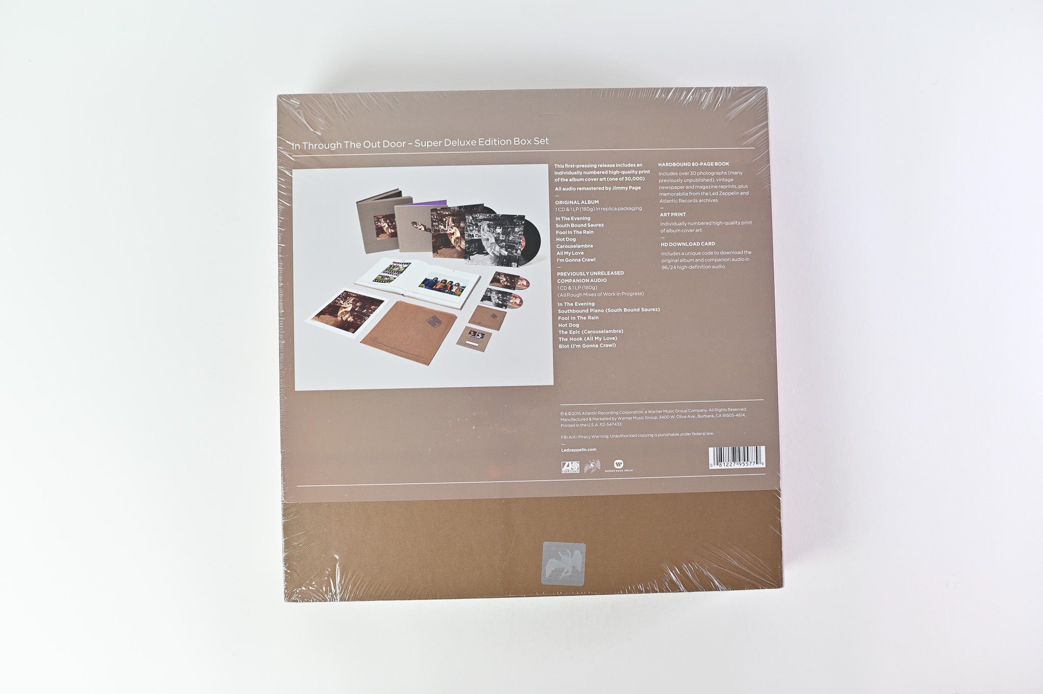 Led Zeppelin - In Through The Out Door on Swan Song Ltd Numbered Super Deluxe Box Set Reissue Sealed