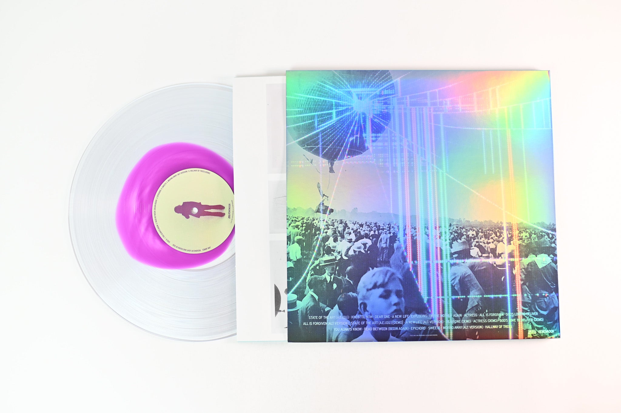 Jim James - Regions Of Light And Sound Of God on ATO Deluxe Clear With Purple Splash Reissue