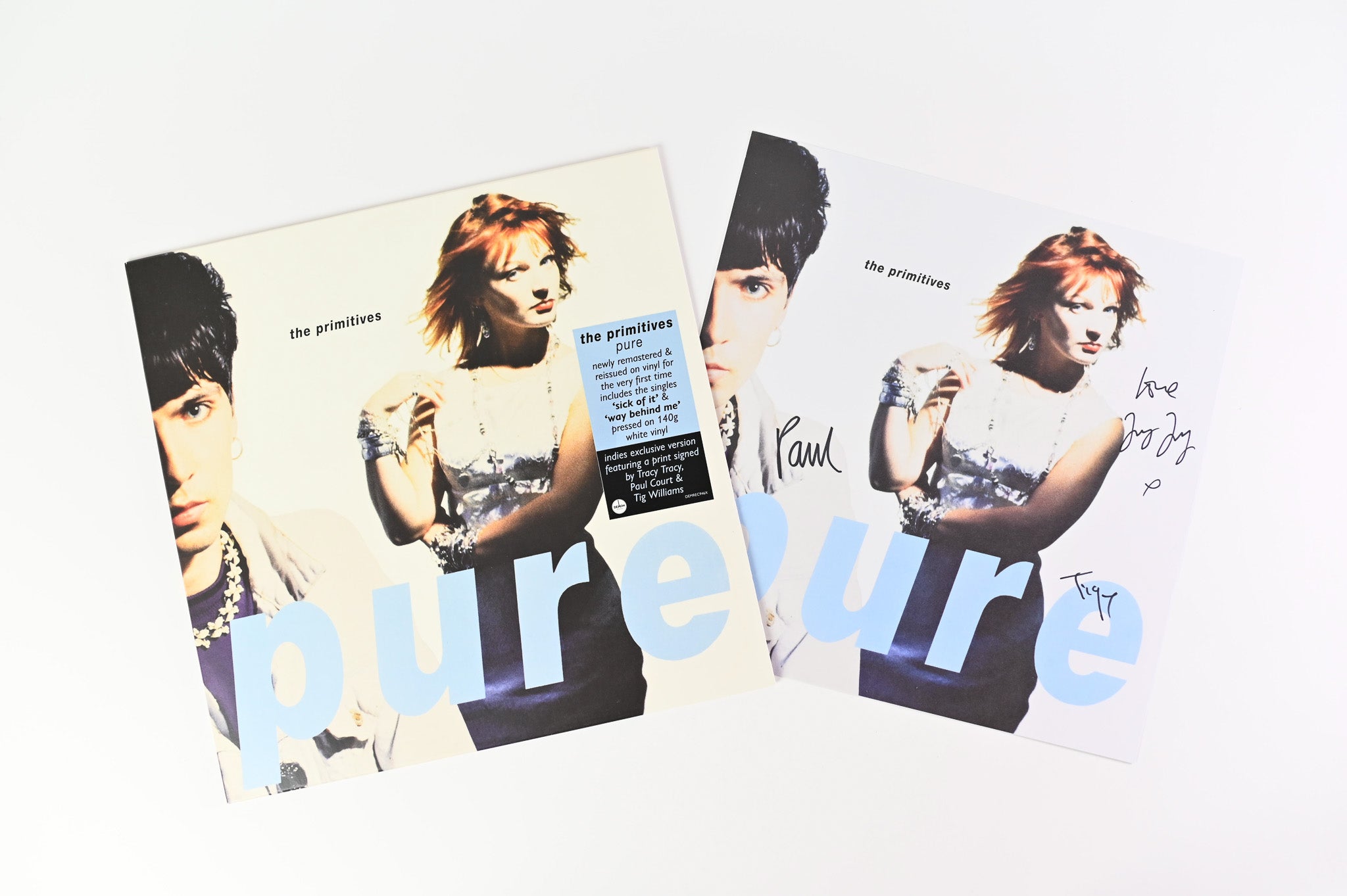 The Primitives - Pure on Demon Records White Vinyl