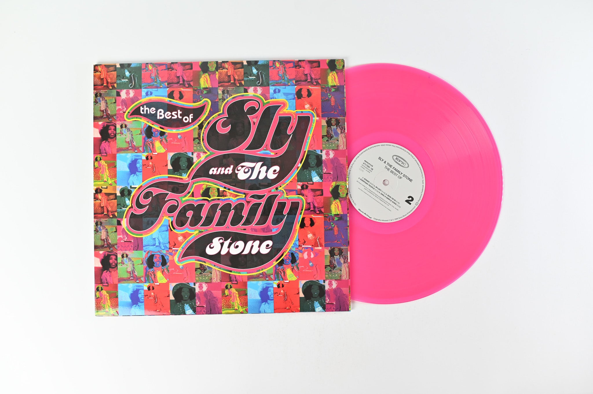 Sly & The Family Stone - The Best Of Sly And The Family Stone Ltd. Reissue on Music On Vinyl Numbered Pink Transparent Vinyl