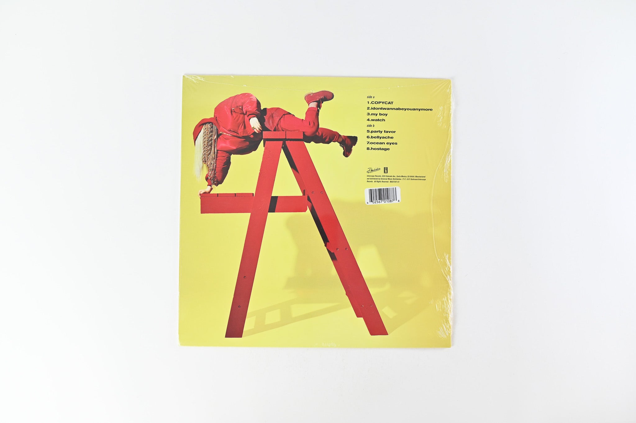 Billie Eilish - Dont Smile At Me on Interscope Records Ltd. Yellow Vinyl SEALED