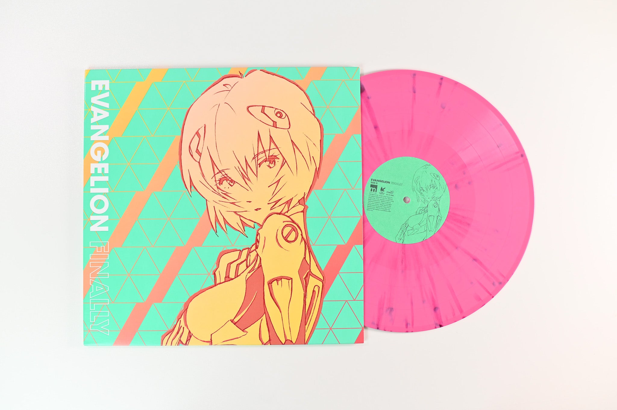 Various - Evangelion Finally on Milan Opaque Pink and Magenta Splatter