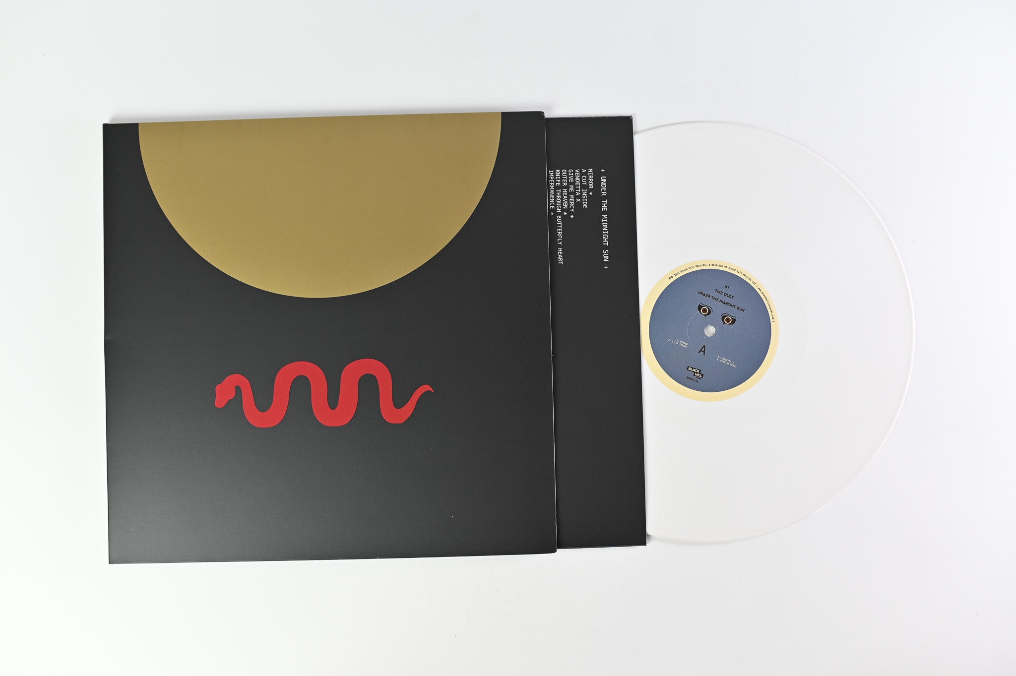 The Cult - Under The Midnight Sun on Black Hill Ltd White Vinyl