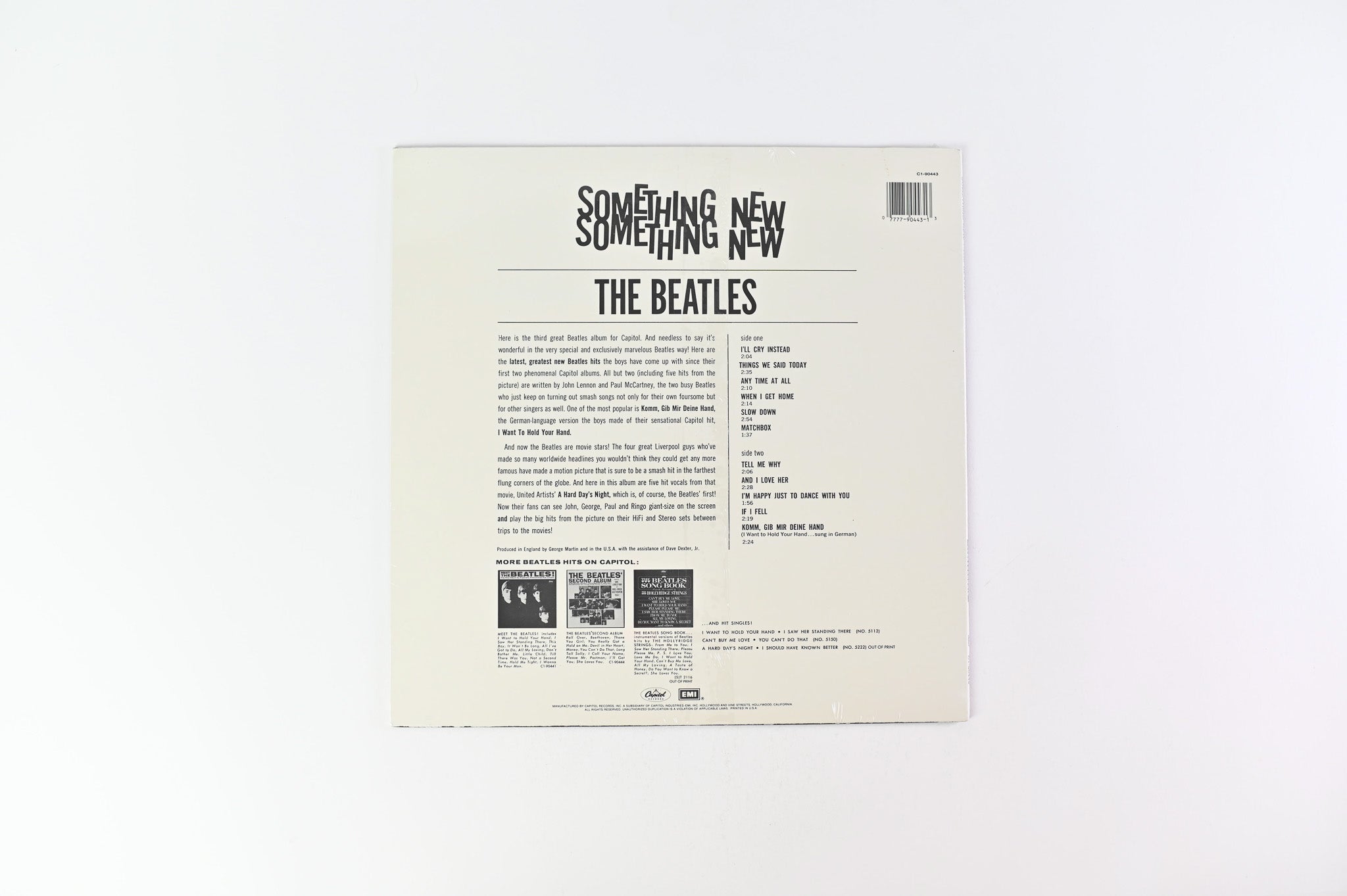 The Beatles - Something New on Capitol 1988 Purple Label Reissue Sealed