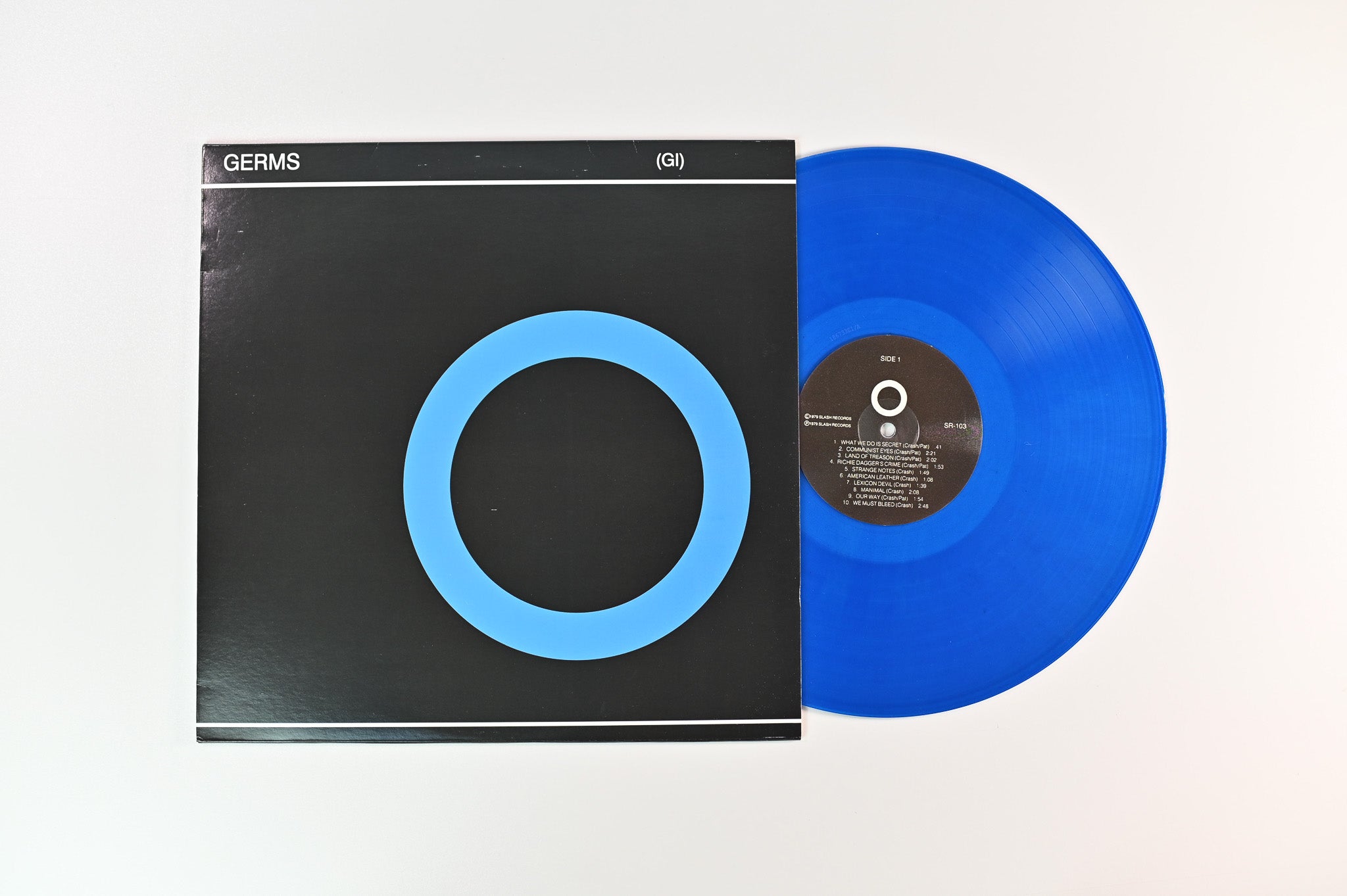 Germs - (GI) Unofficial Pressing Blue Vinyl