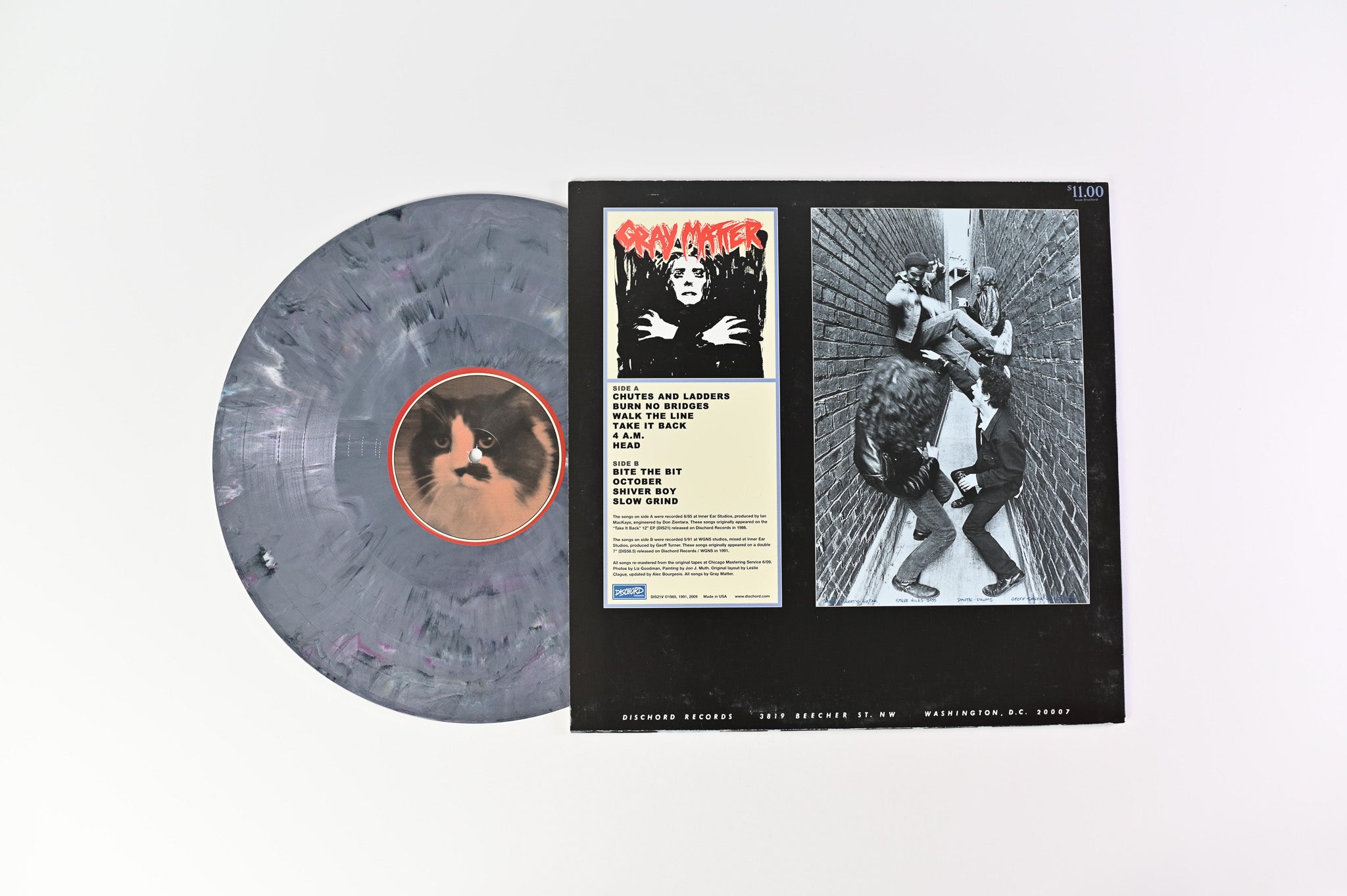 Gray Matter - Take It Back on Dischord Gray Marble Vinyl