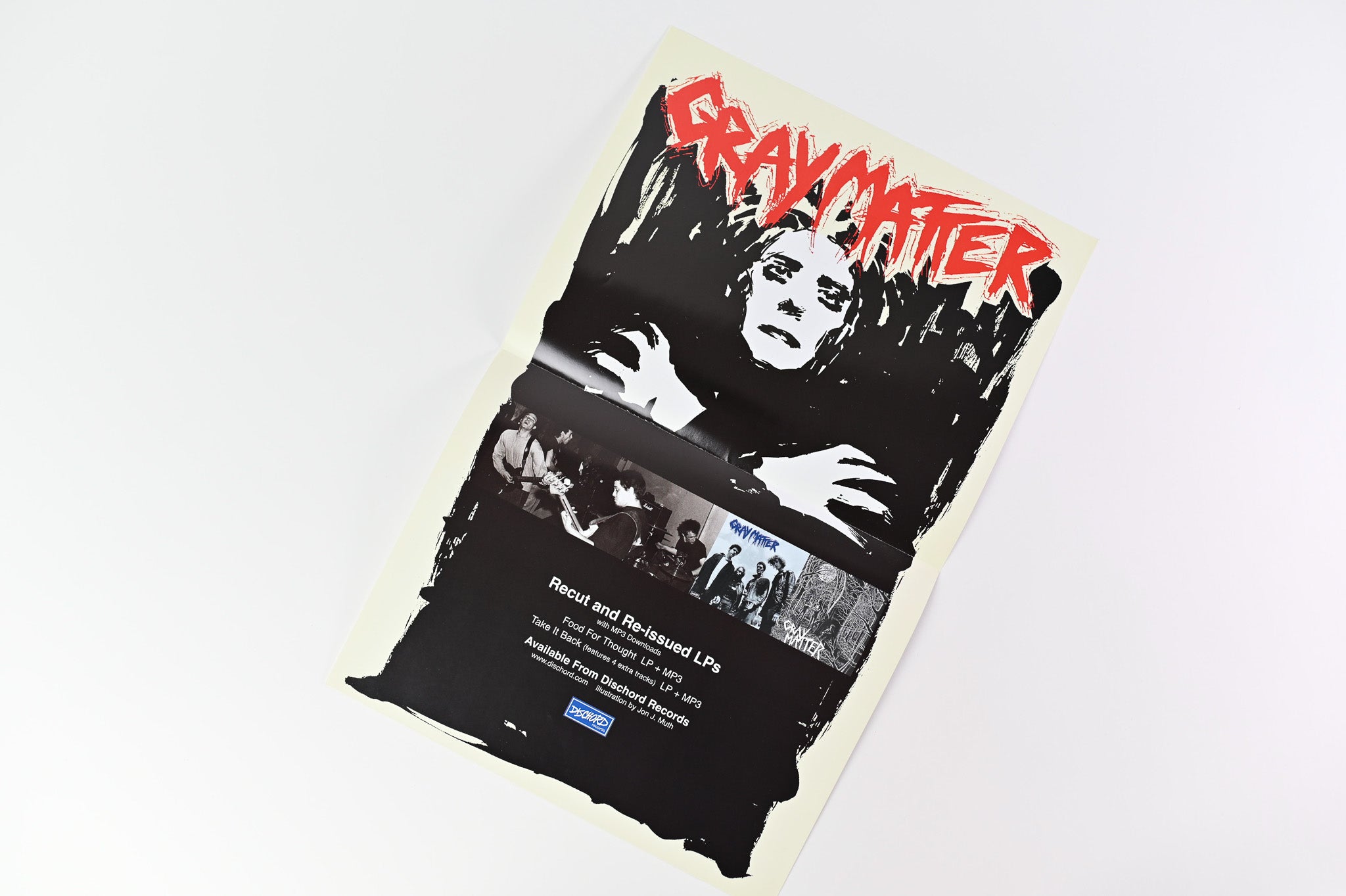 Gray Matter - Take It Back on Dischord Gray Marble Vinyl